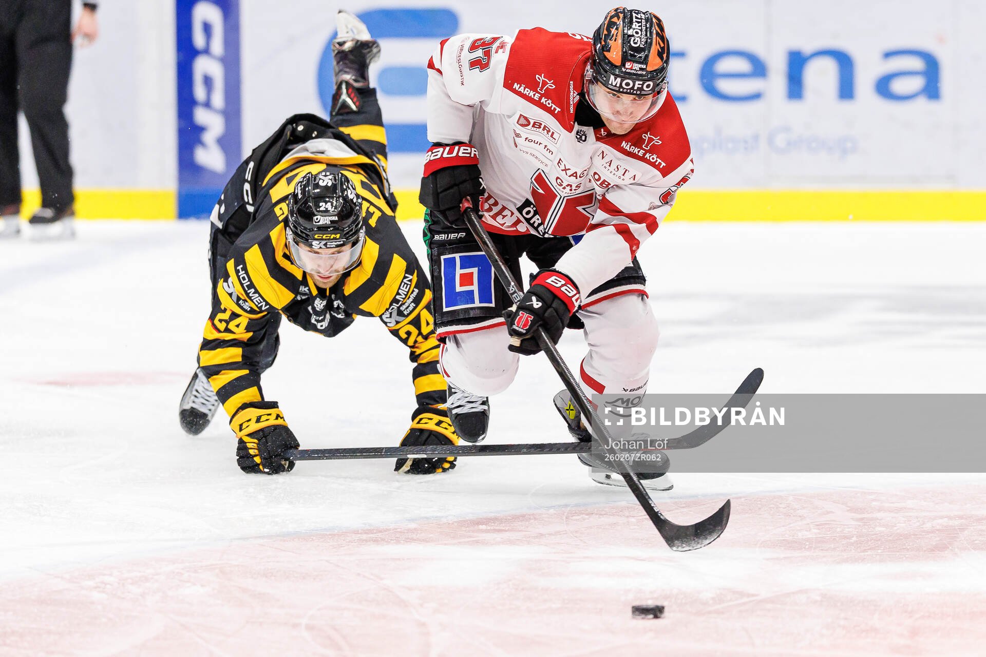 Skellefteås Oscar Lindberg och Örebros Glenn Gustafsson
