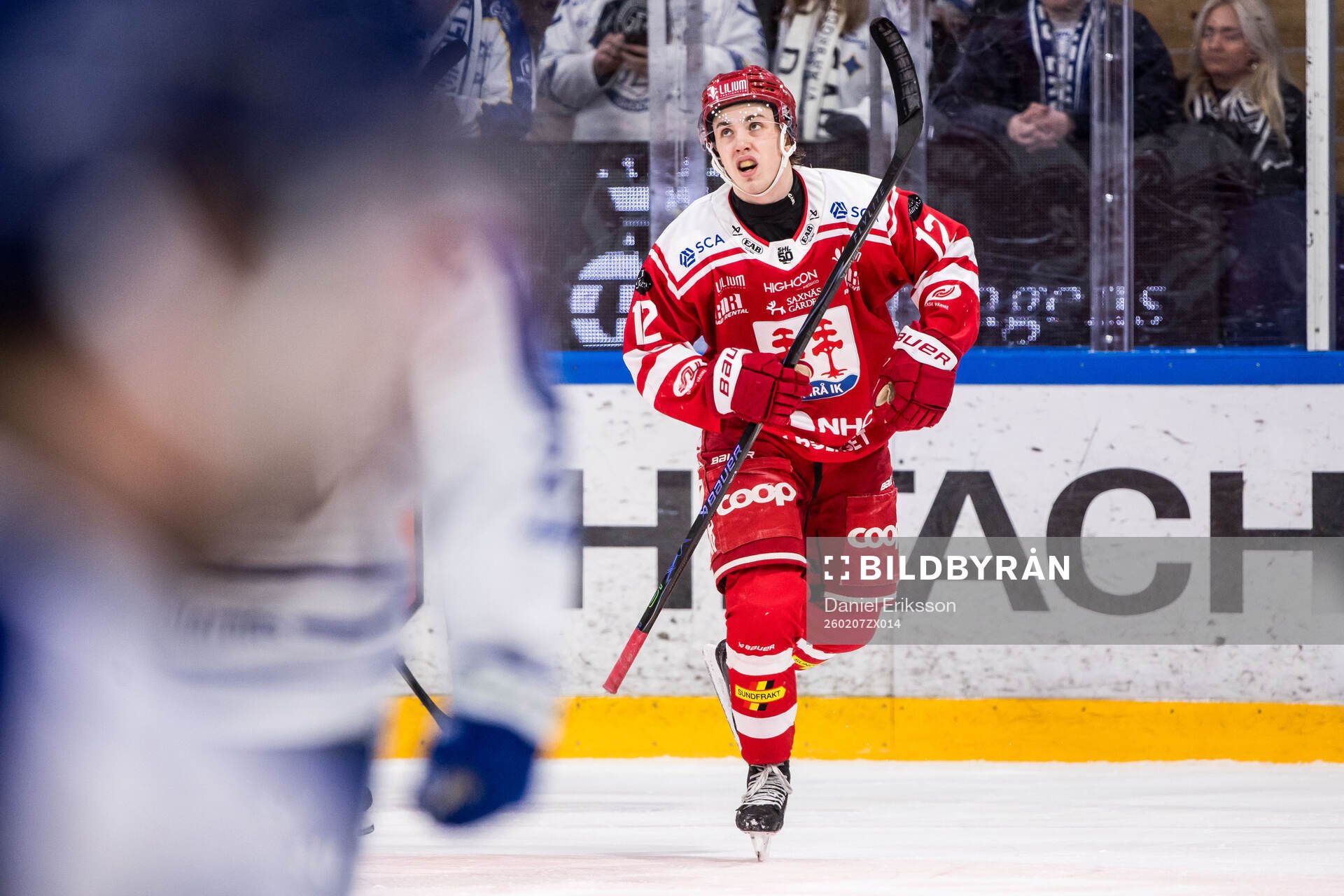 Timrås Linus Eriksson jublar