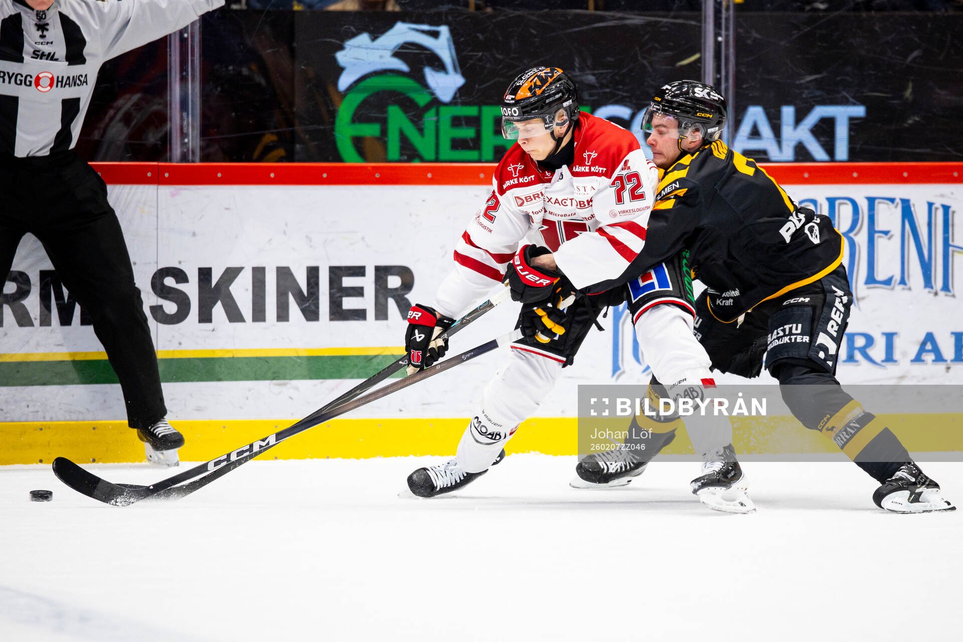 Örebros Jesse Ylönen och Skellefteås Frans Haara