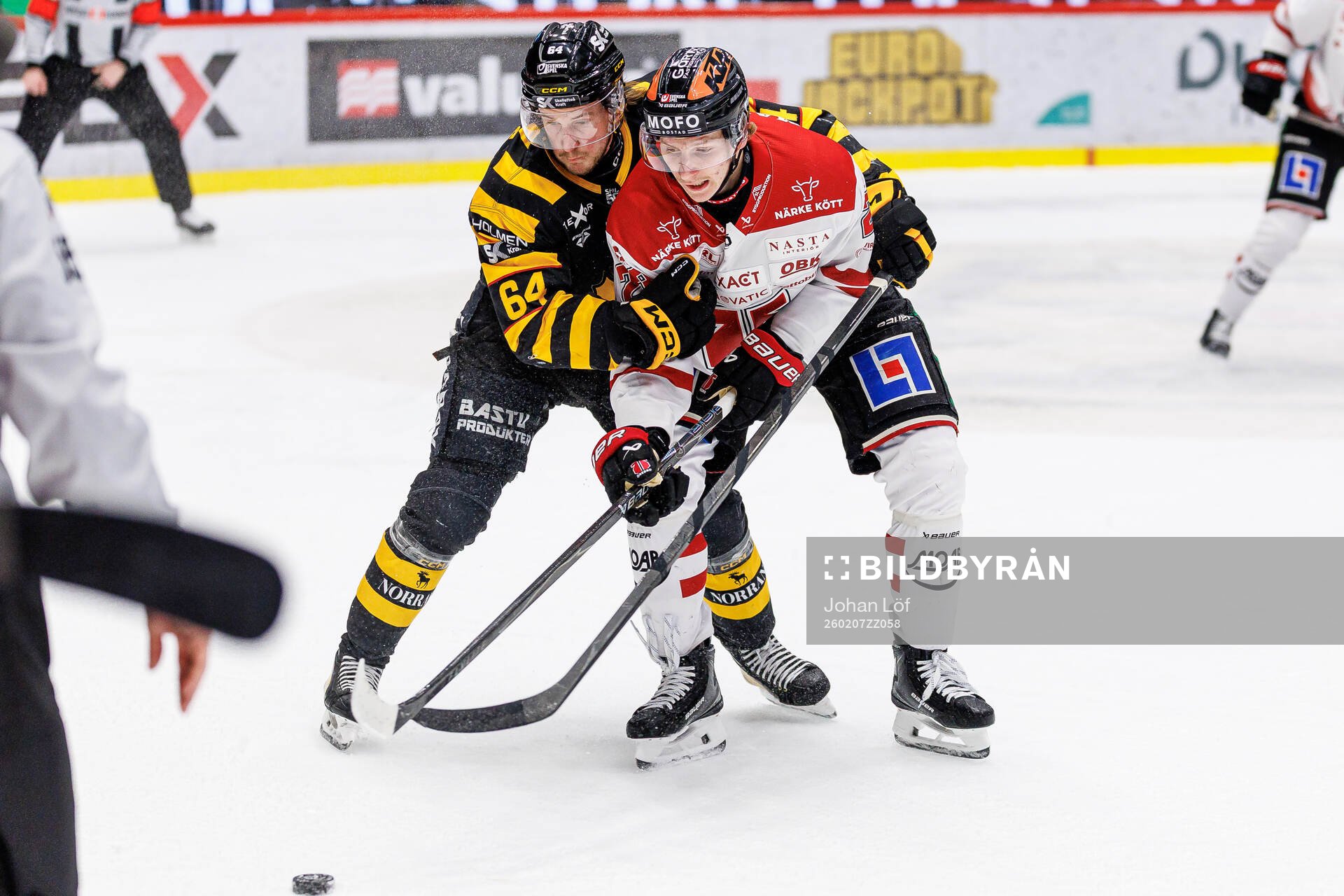 Skellefteås Jonathan Pudas och Örebros Egor Polin