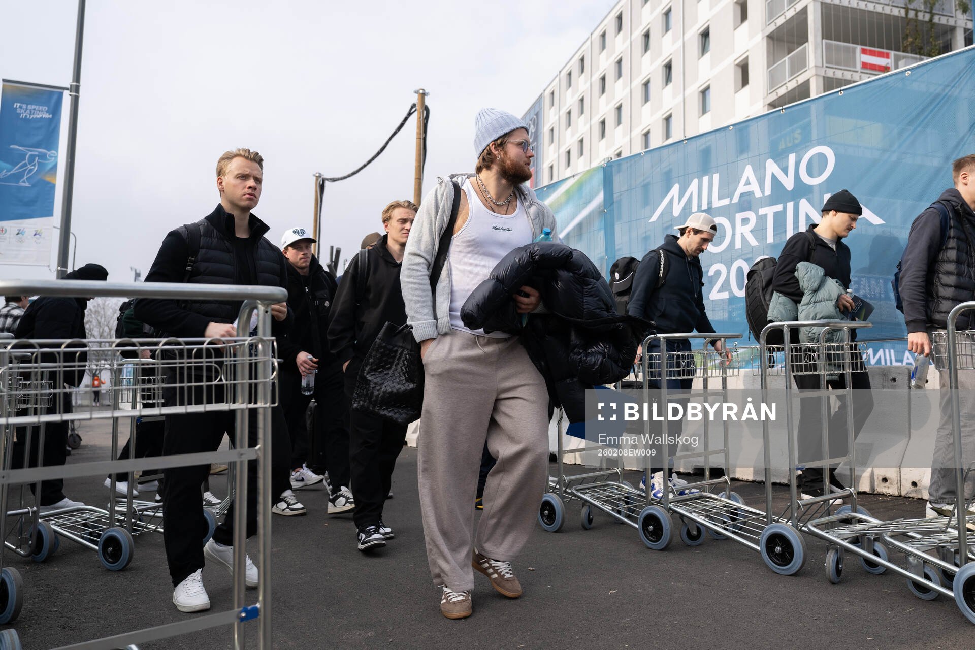Jesper Bratt and William Nylander of the Swedish men's