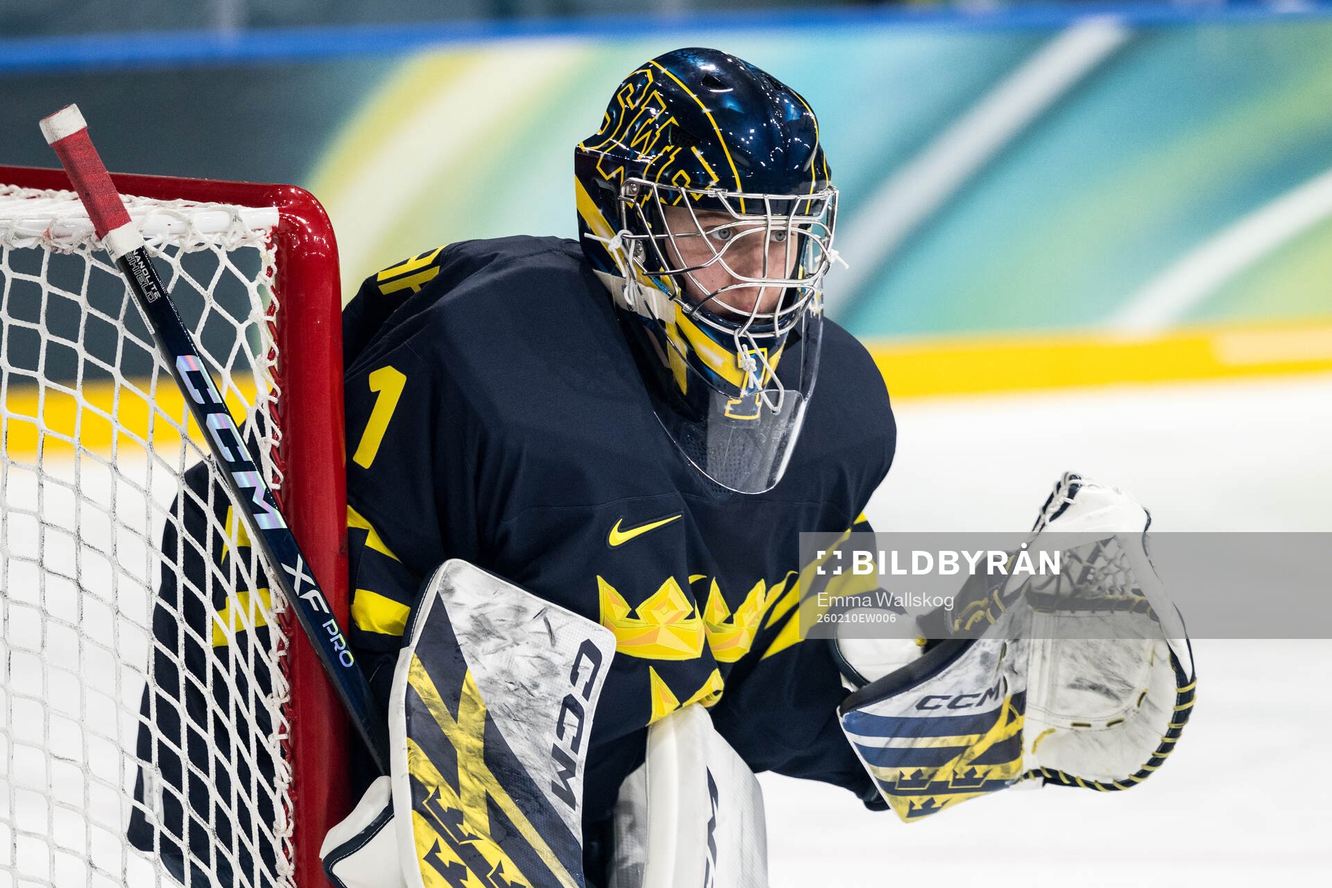 Goaltender Ebba Svensson Träff of Sweden