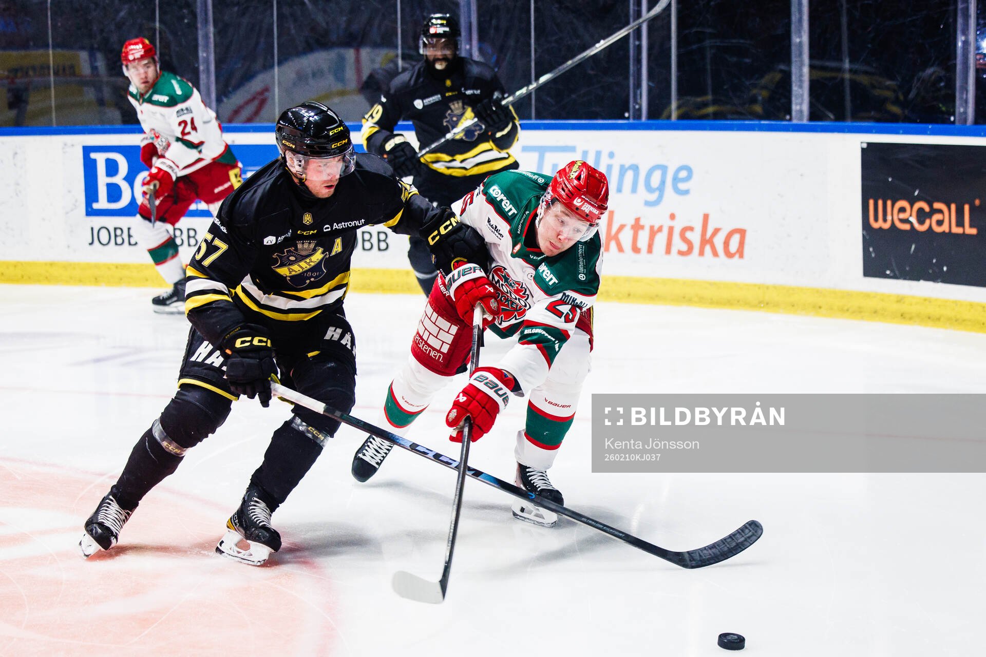 AIKs Alfred Barklund och Modos Carl Mattsson