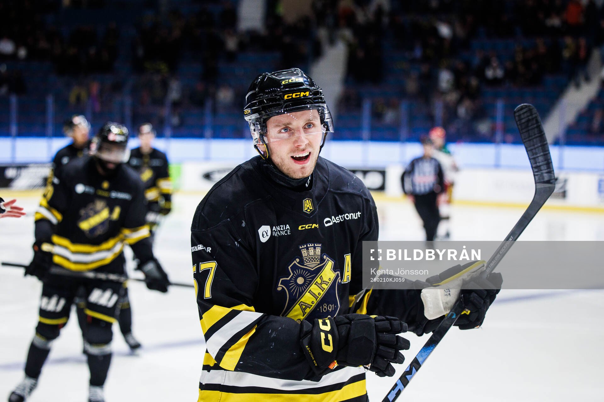 AIKs Alfred Barklund jublar