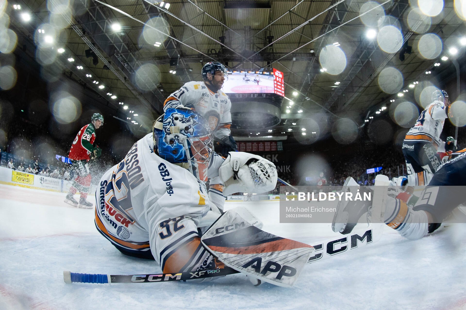 Växjös målvakt Ludvig Persson