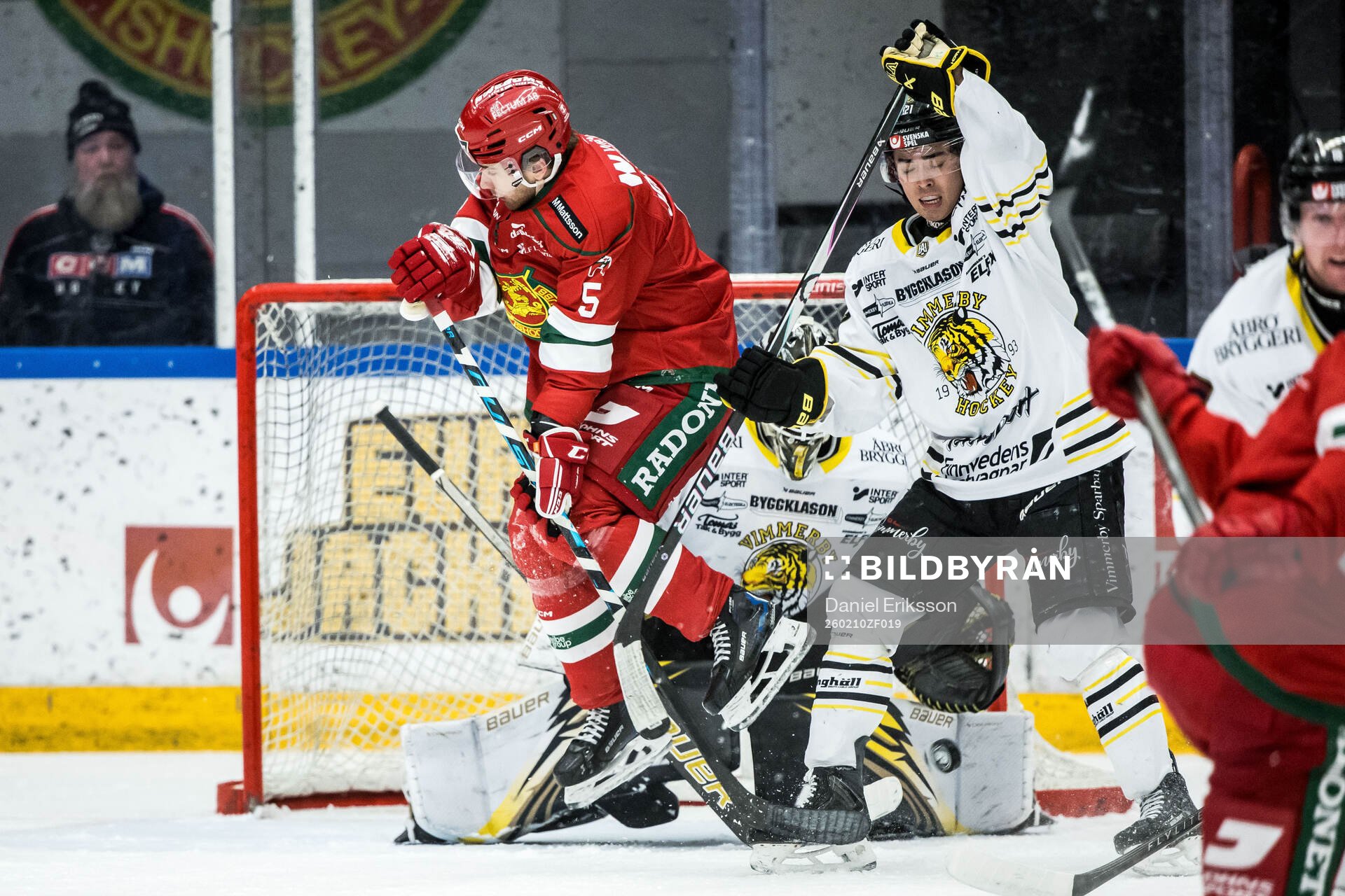 Moras Isac Jonsson och Vimmerbys Nick Bochen