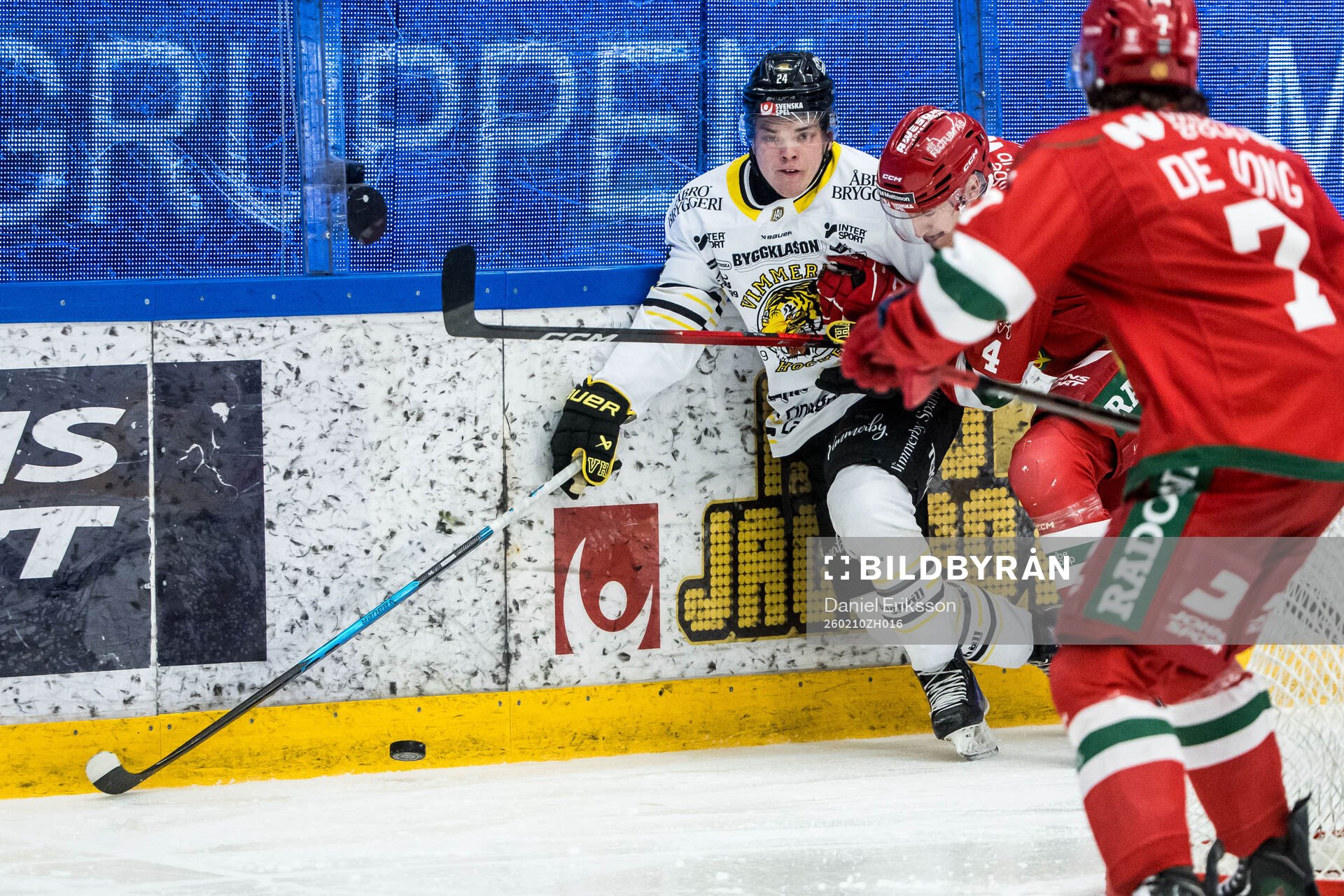Vimmerbys Oscar Davidsson och Moras Martin Fransson