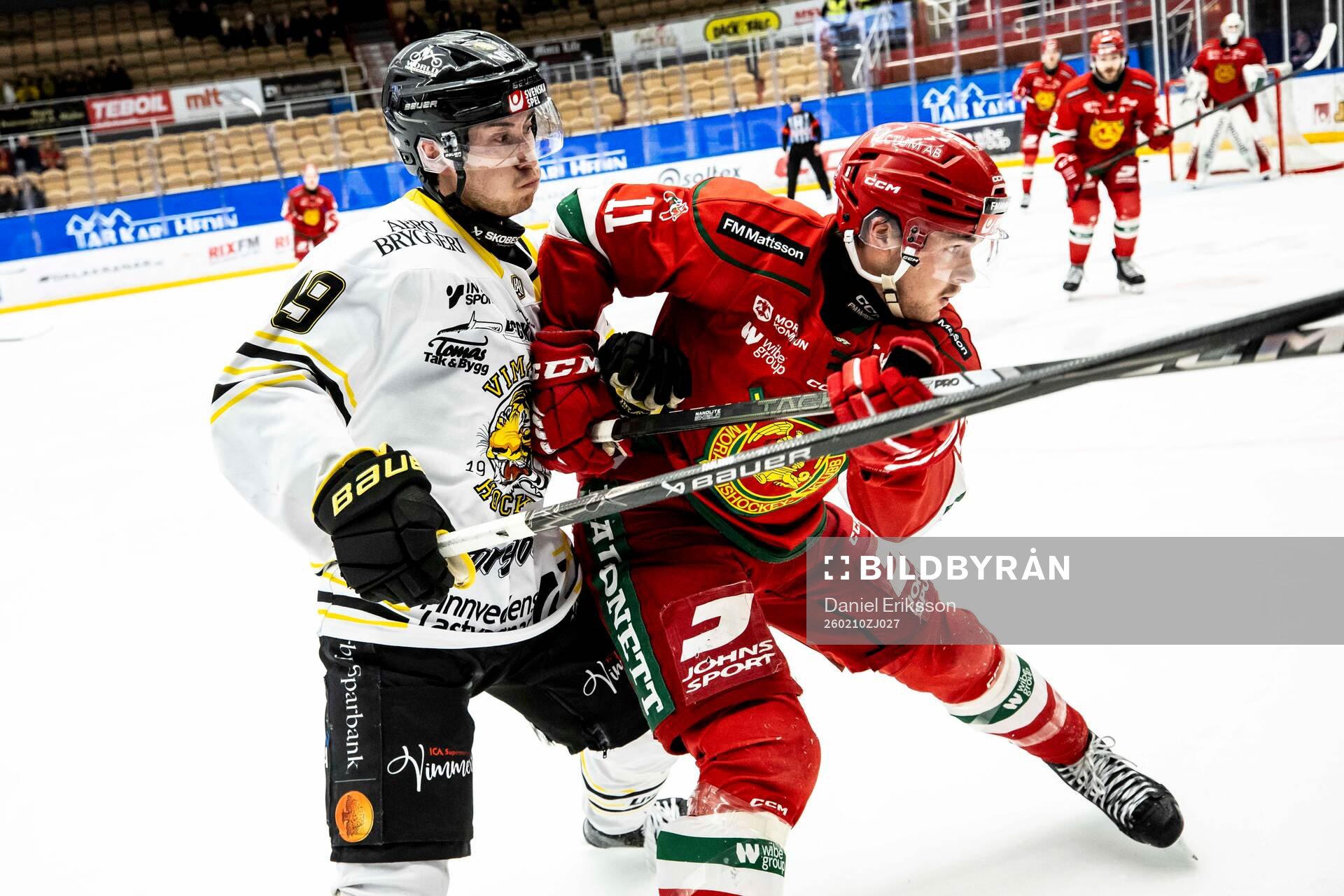 Vimmerbys Anton Carlsson och Moras Gustav Salmi-Lilja