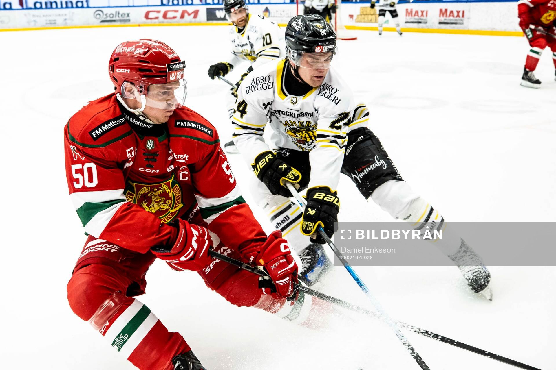 Moras Tobias Ekberg och Vimmerbys Oscar Davidsson