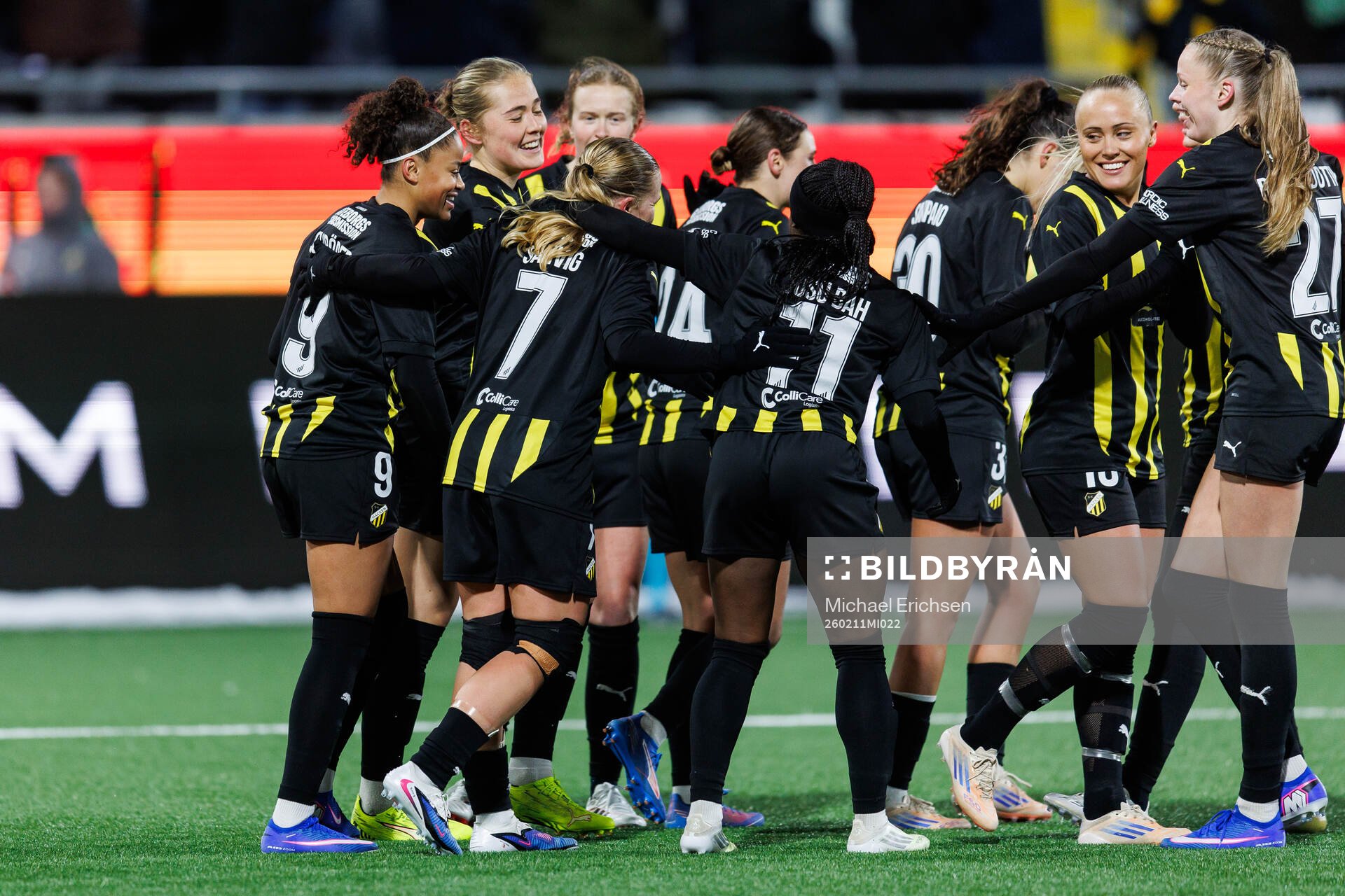 Paulina Nyström of Häcken celebrates