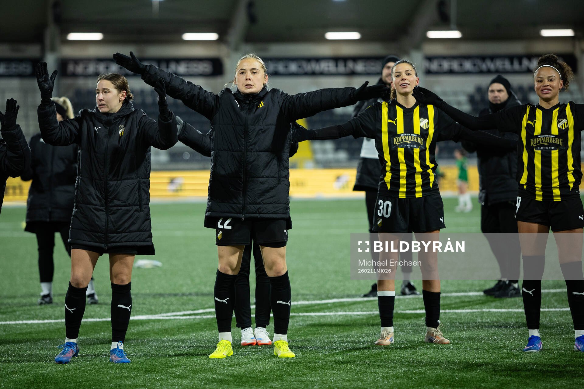 Tabby Tindell, Paulina Nyström, Helena Sampaio and Felicia