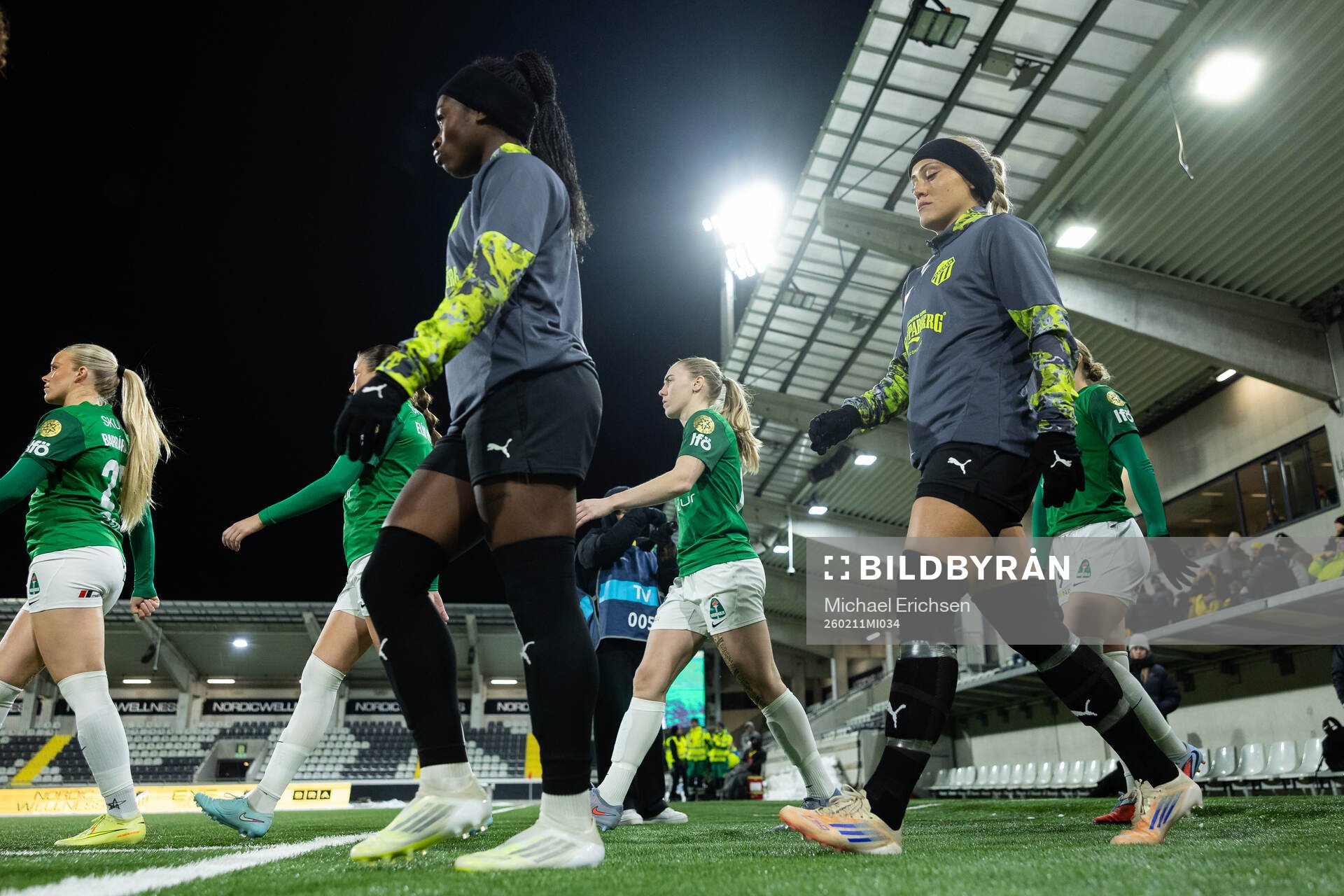 Monica Jusu Bah and Alva Selerud of Häcken
