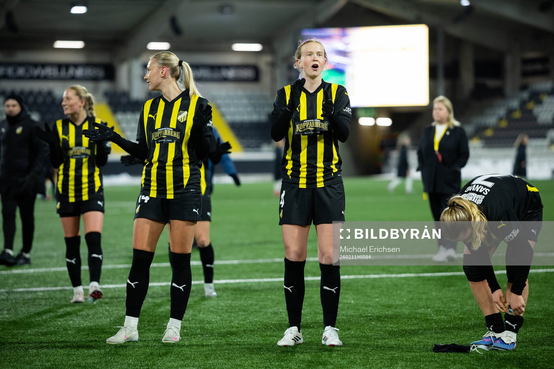Tilde Karlsson and Emma Östlund of Häcken