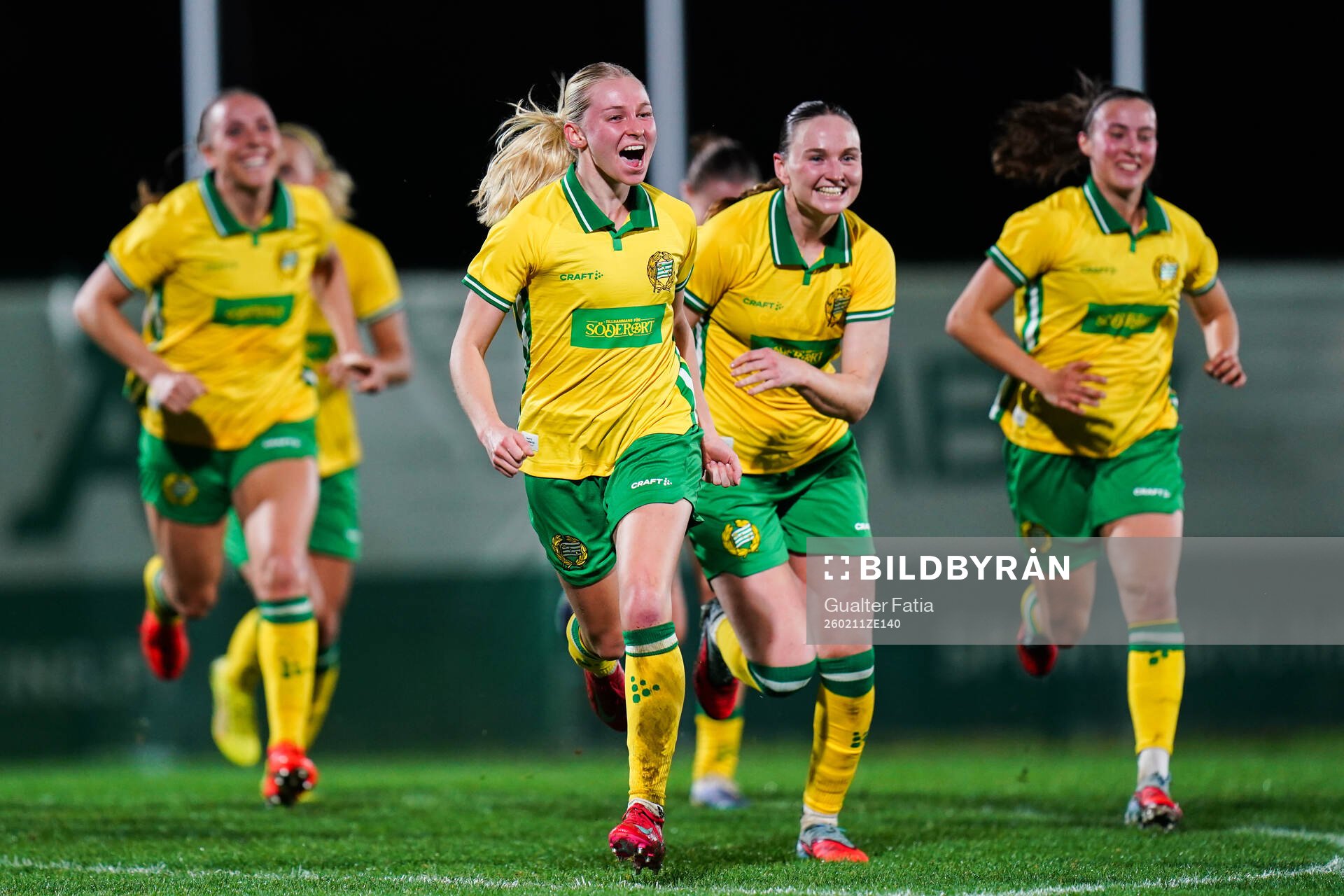 Emilie Joramo of Hammarby celebrates