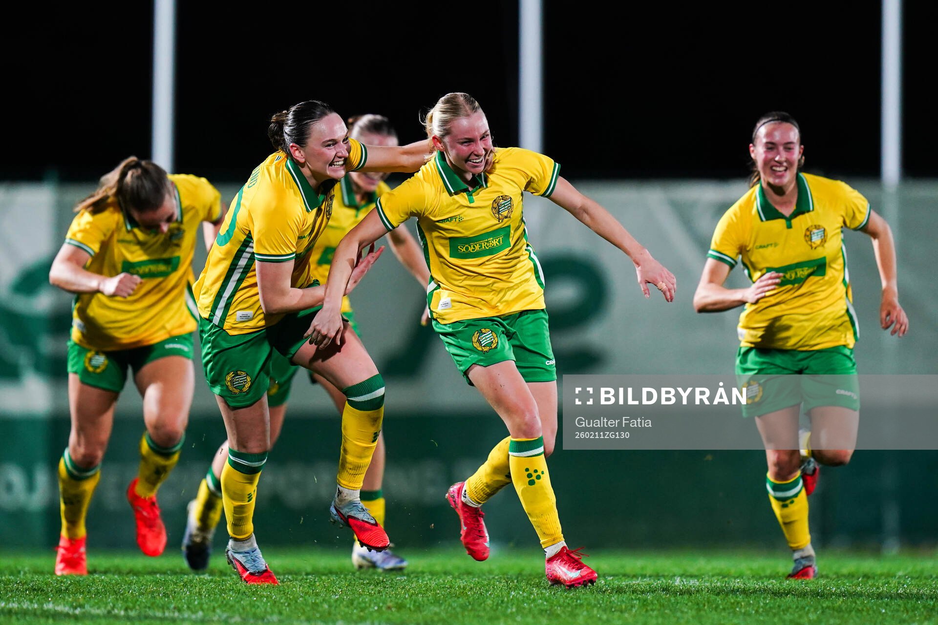 Emilie Joramo of Hammarby celebrates