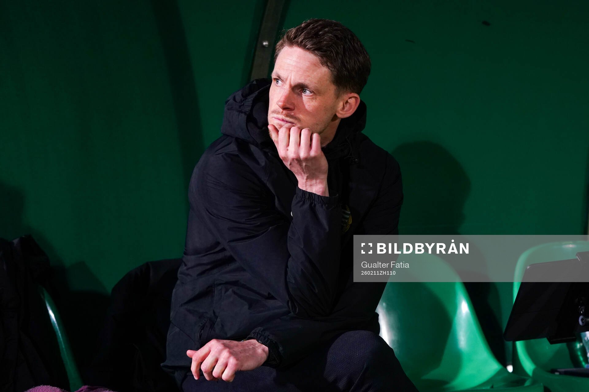 head coach William Strömberg of Hammarby