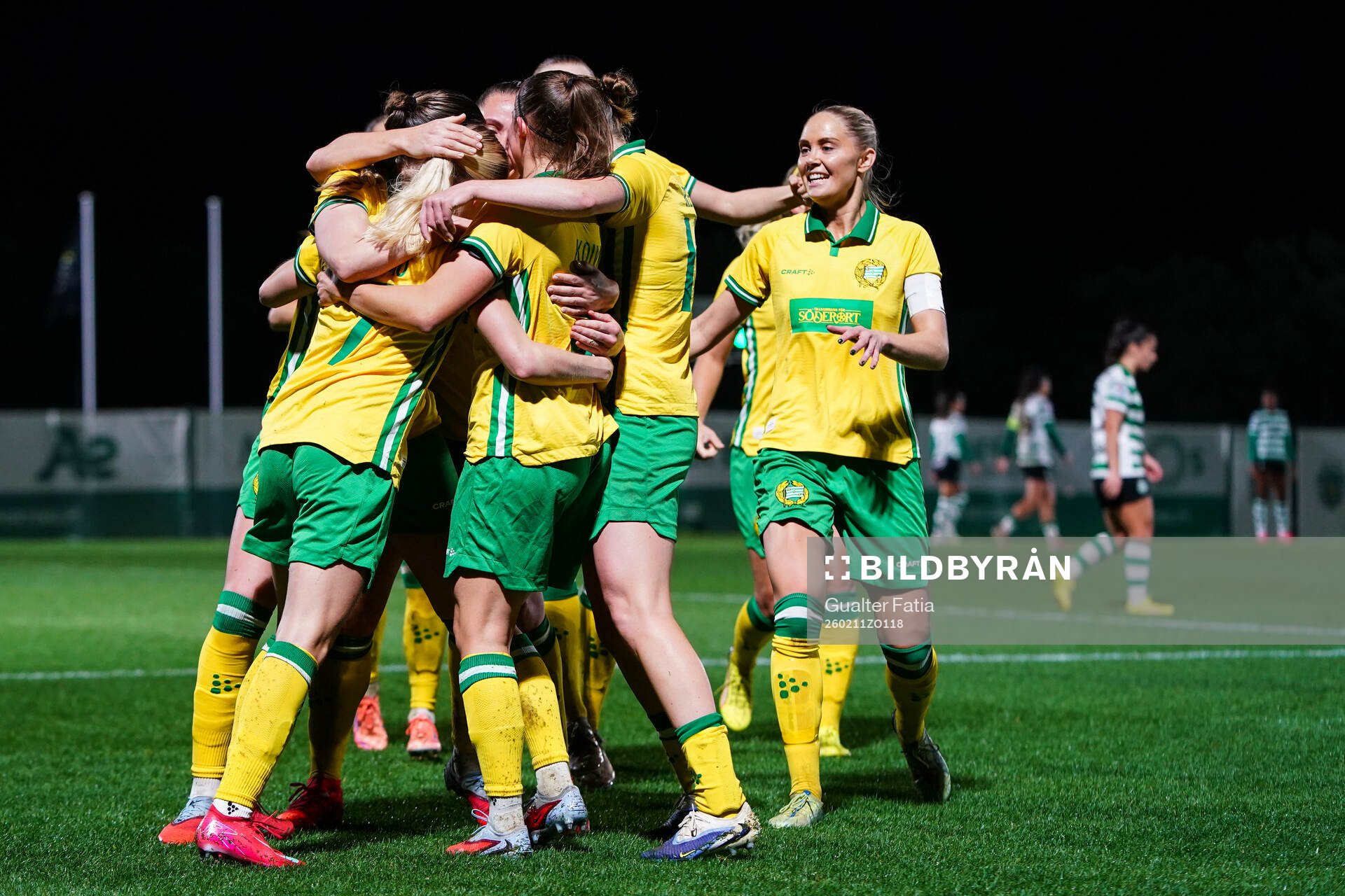 Emilie Joramo of Hammarby celebrates