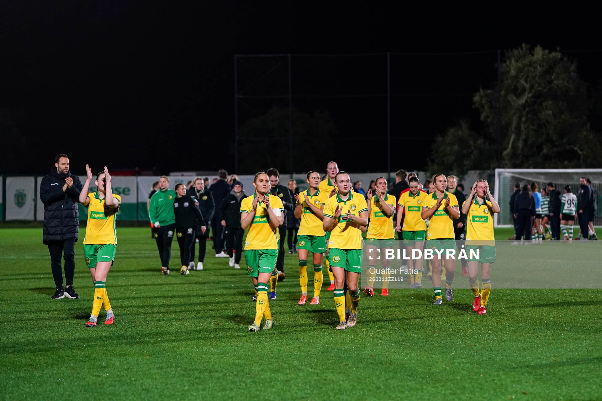 Players of Hammarby celebrate
