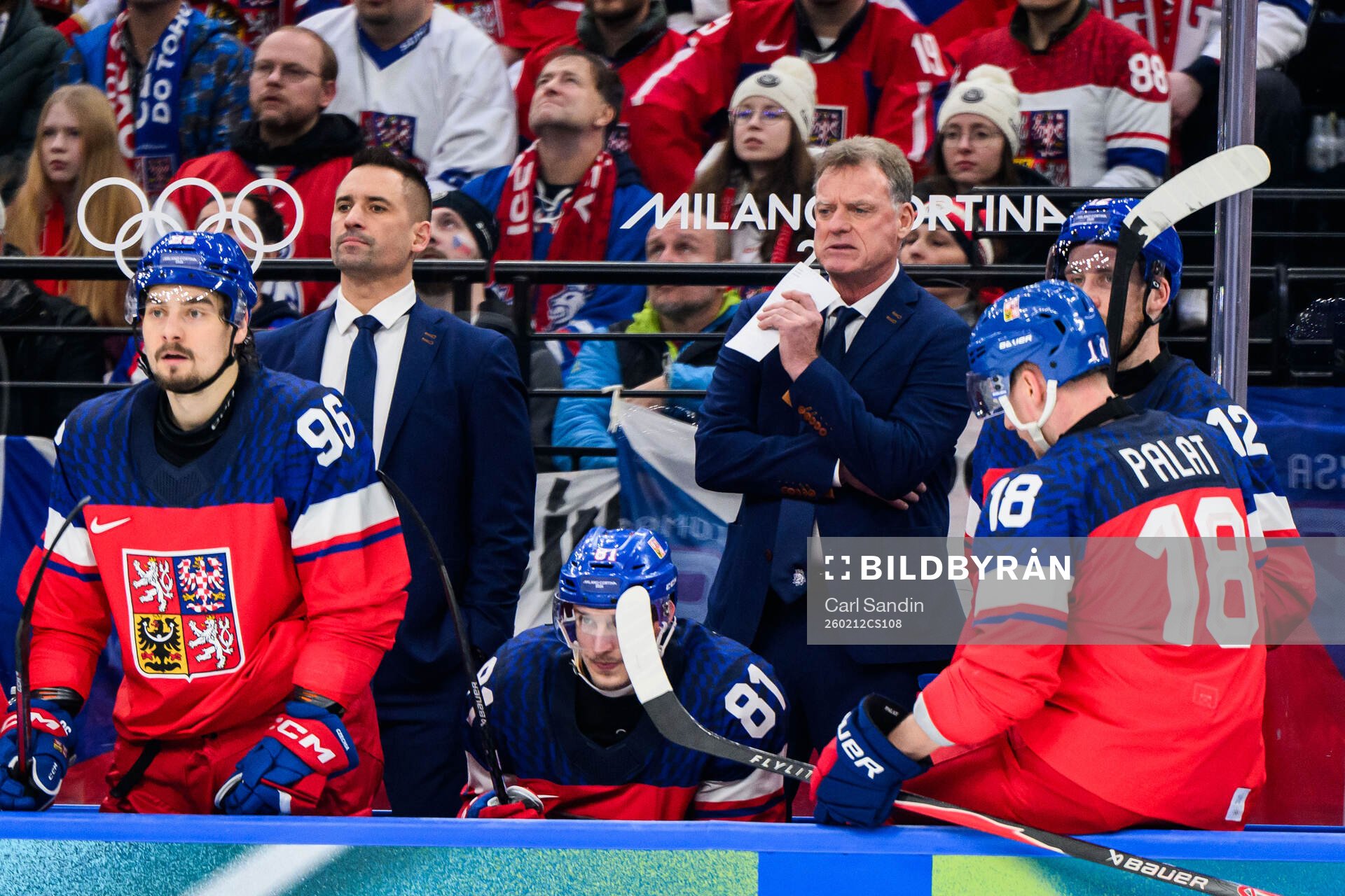 Head coach Radim Rulik of Czech Replublic in the men's ice