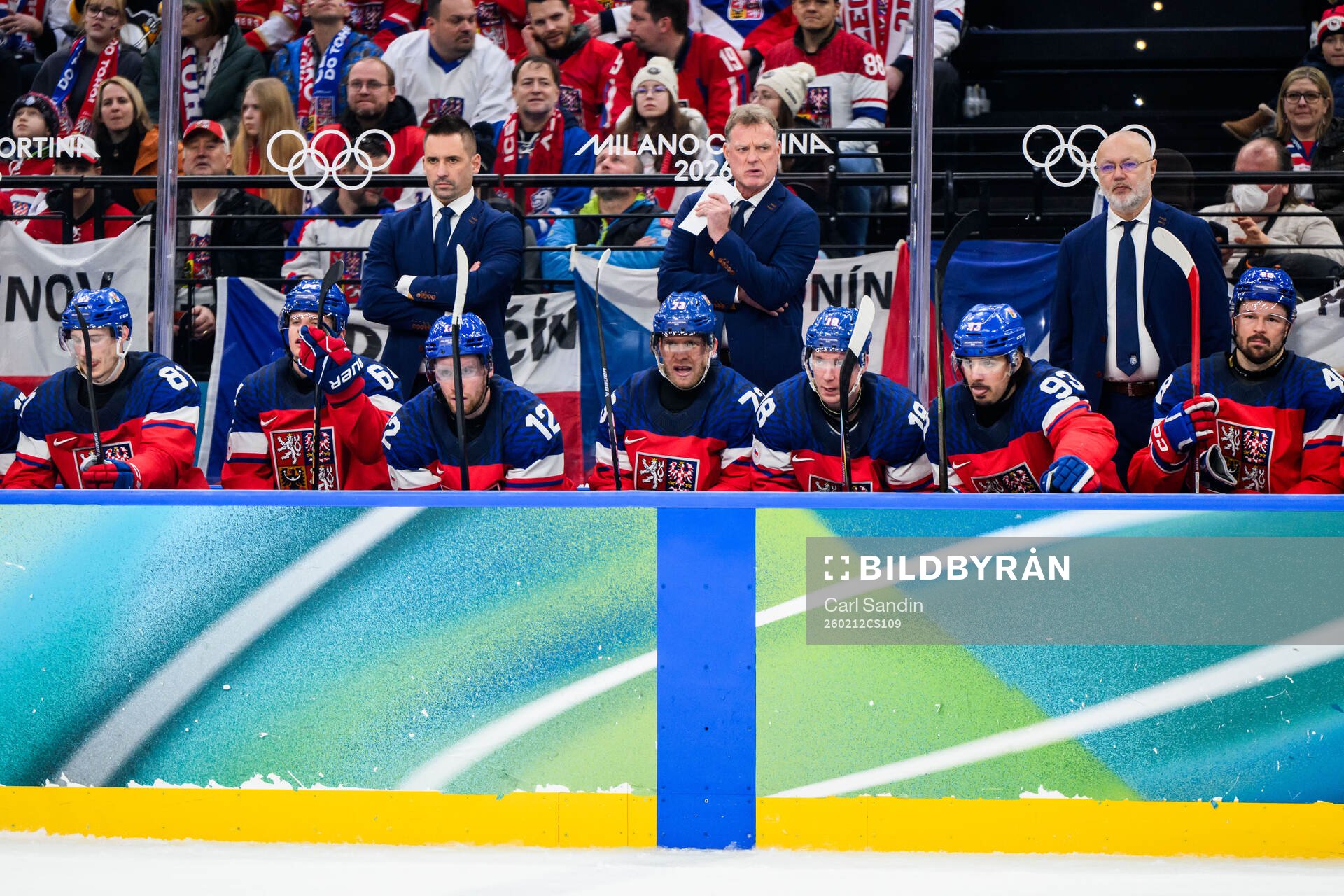 Head coach Radim Rulik of Czech Replublic in the men's ice