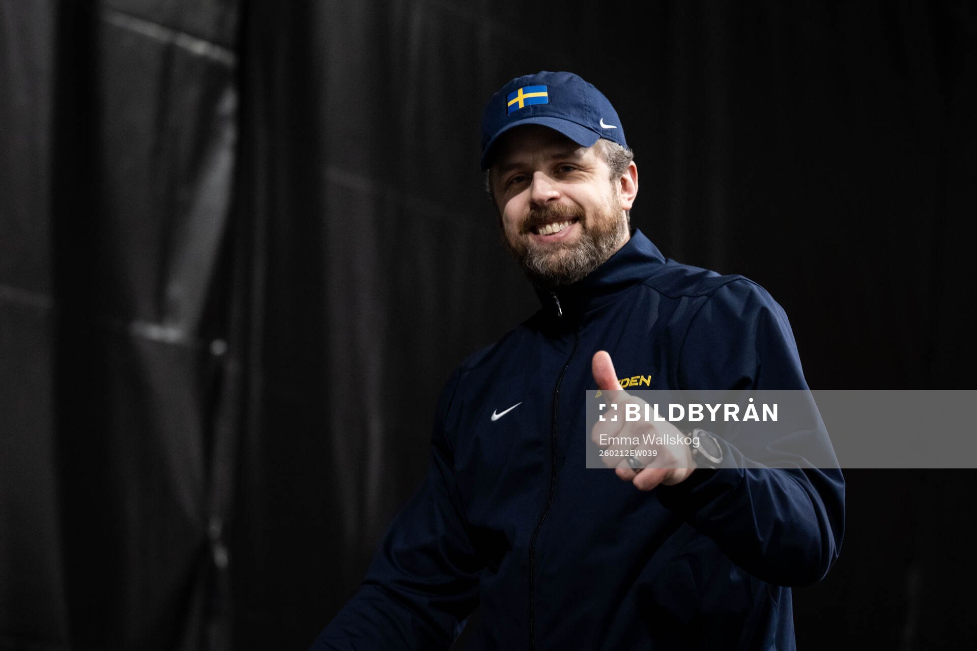 Head coach Ulf Lundberg of Sweden