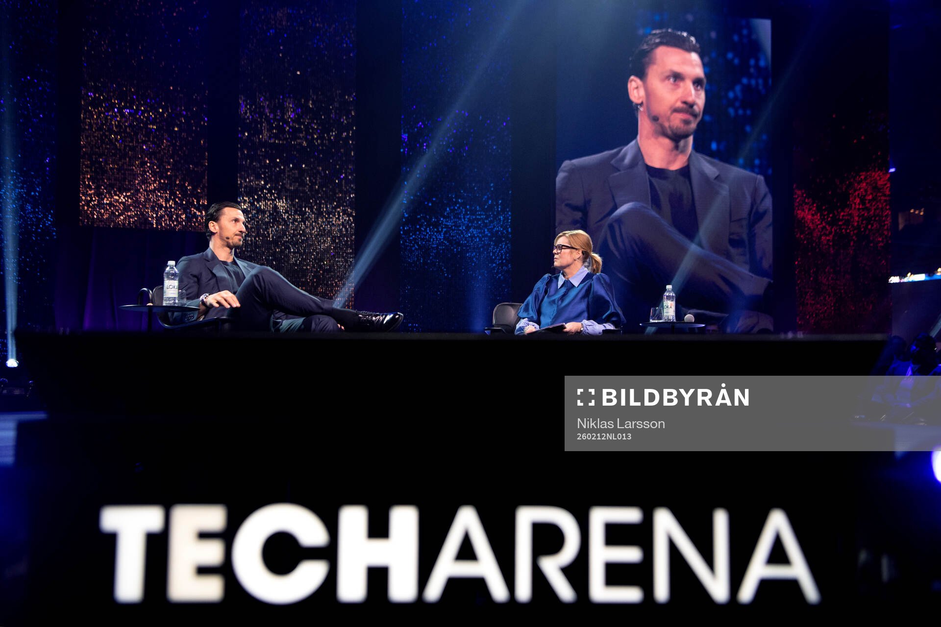 Former football player Zlatan Ibrahimovic speaks