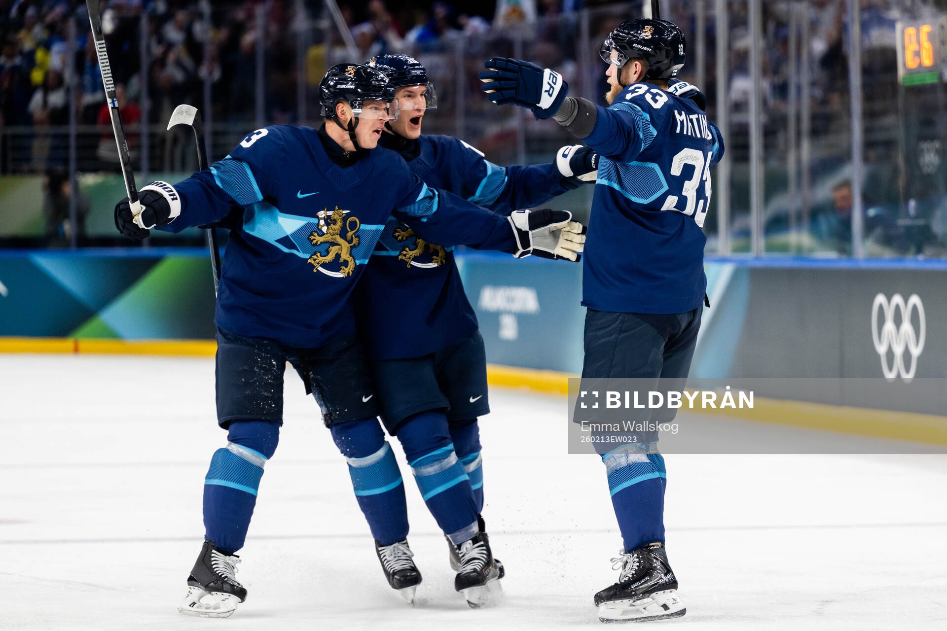 Nikolas Matinpalo, Olli Määttä and Anton Lundell of