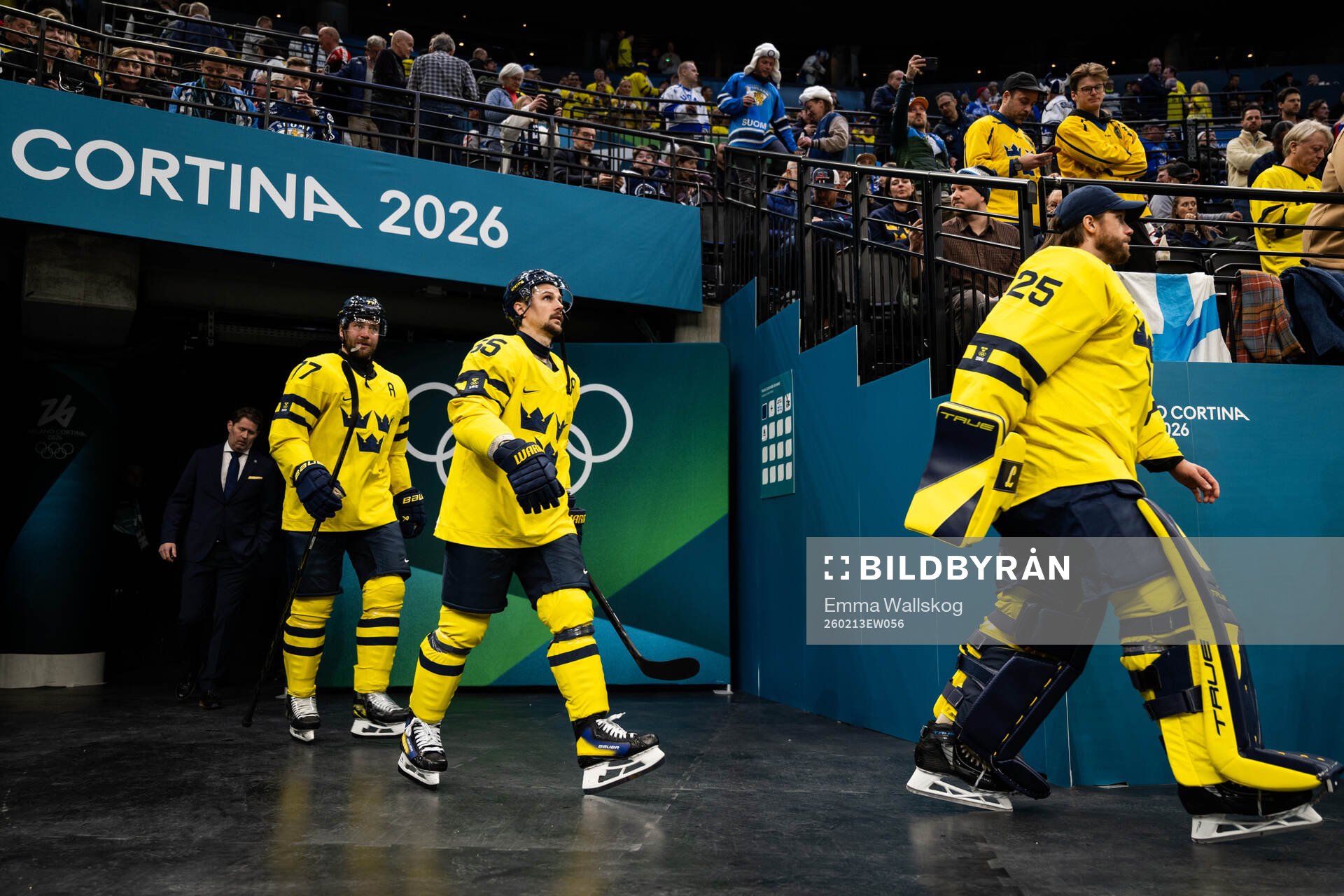 Victor Hedman, Erik Karlsson and goaltender Jacob