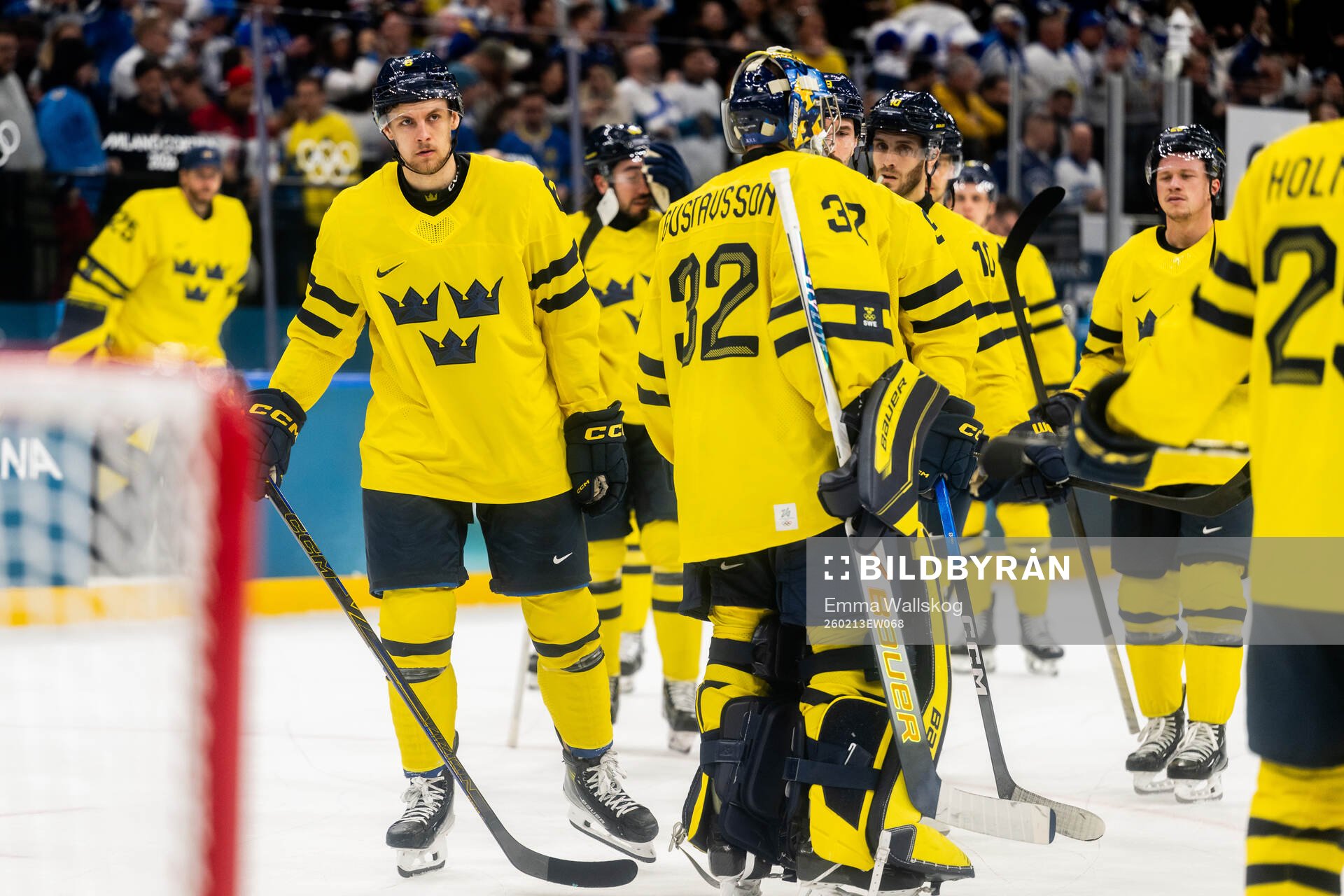 Philip Broberg of Sweden looks dejected