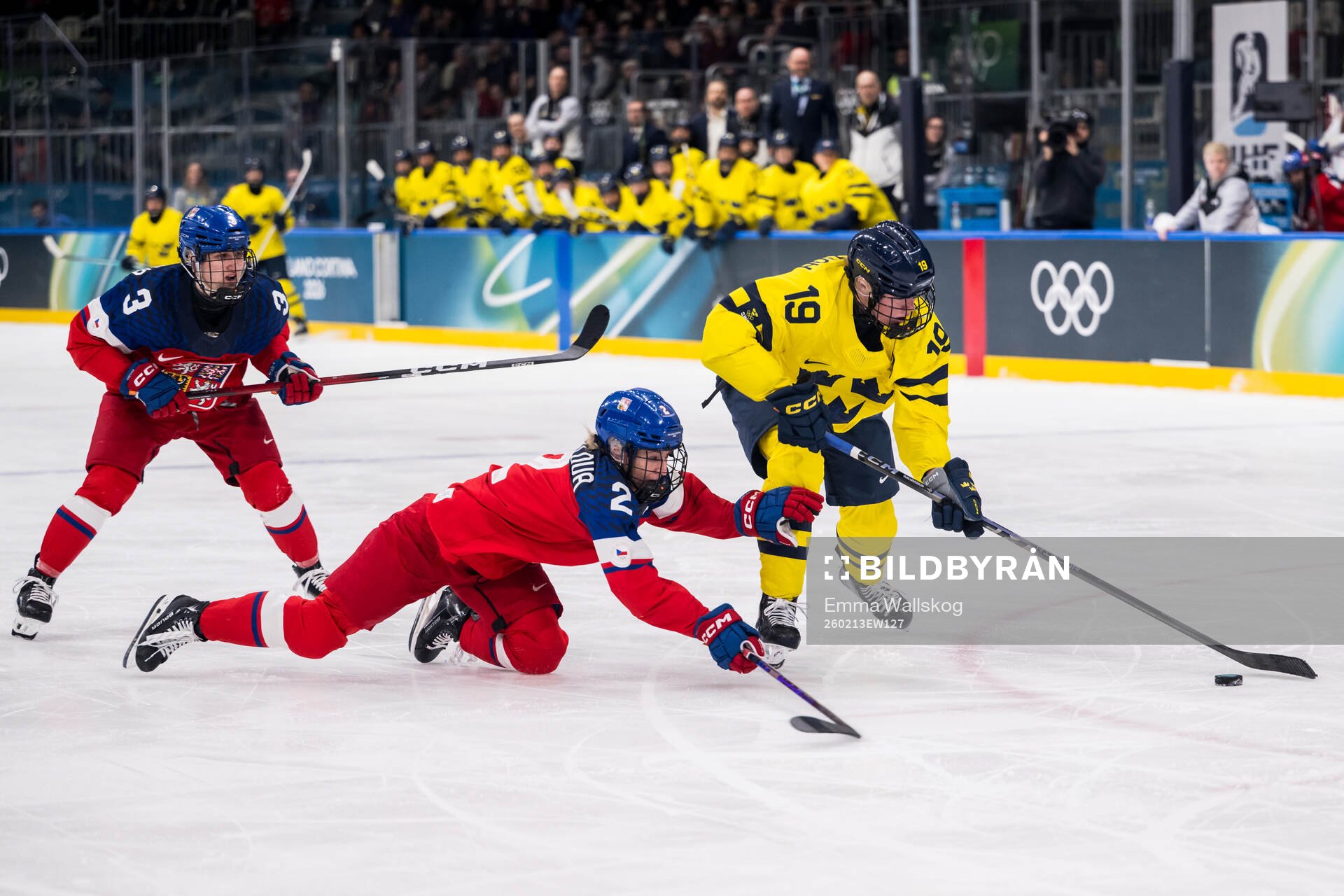 Aneta Tejralova of Czech Republic and Sara Hjalmarsson of