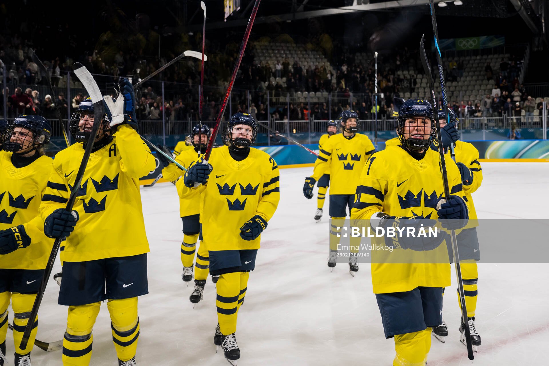 Anna Kjellbin of Sweden celebrates