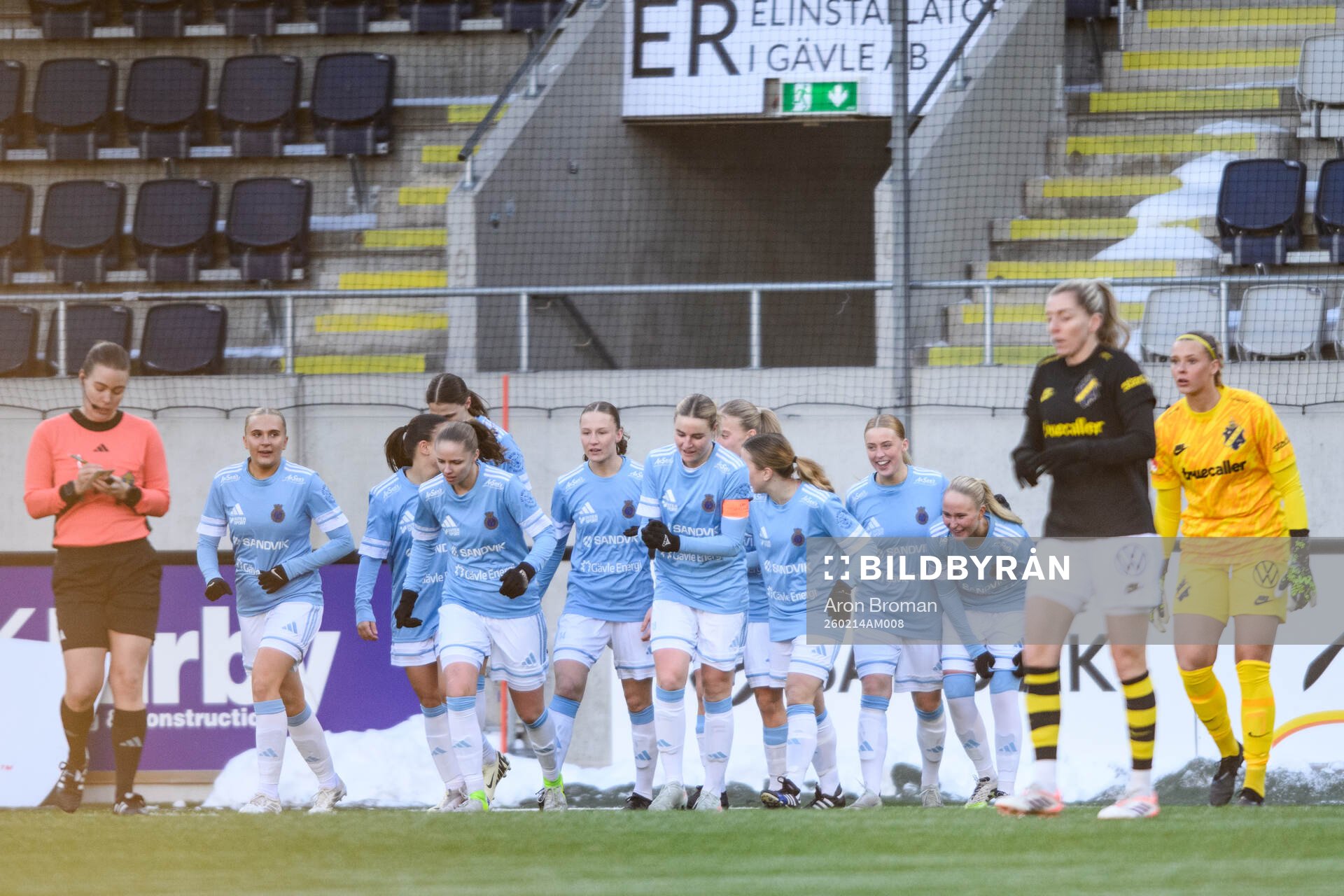 Gefle IFs Sandra Törnros jublar