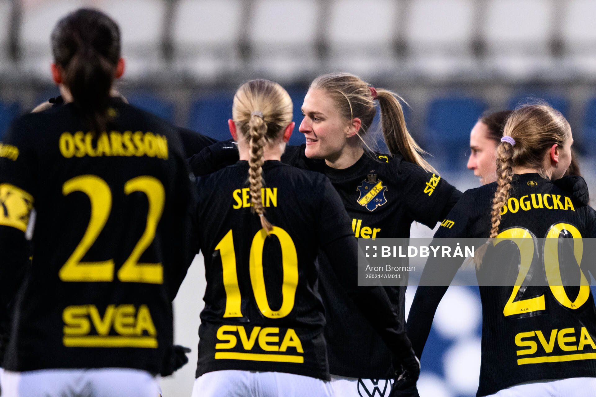 AIKs Lisa Björk jublar