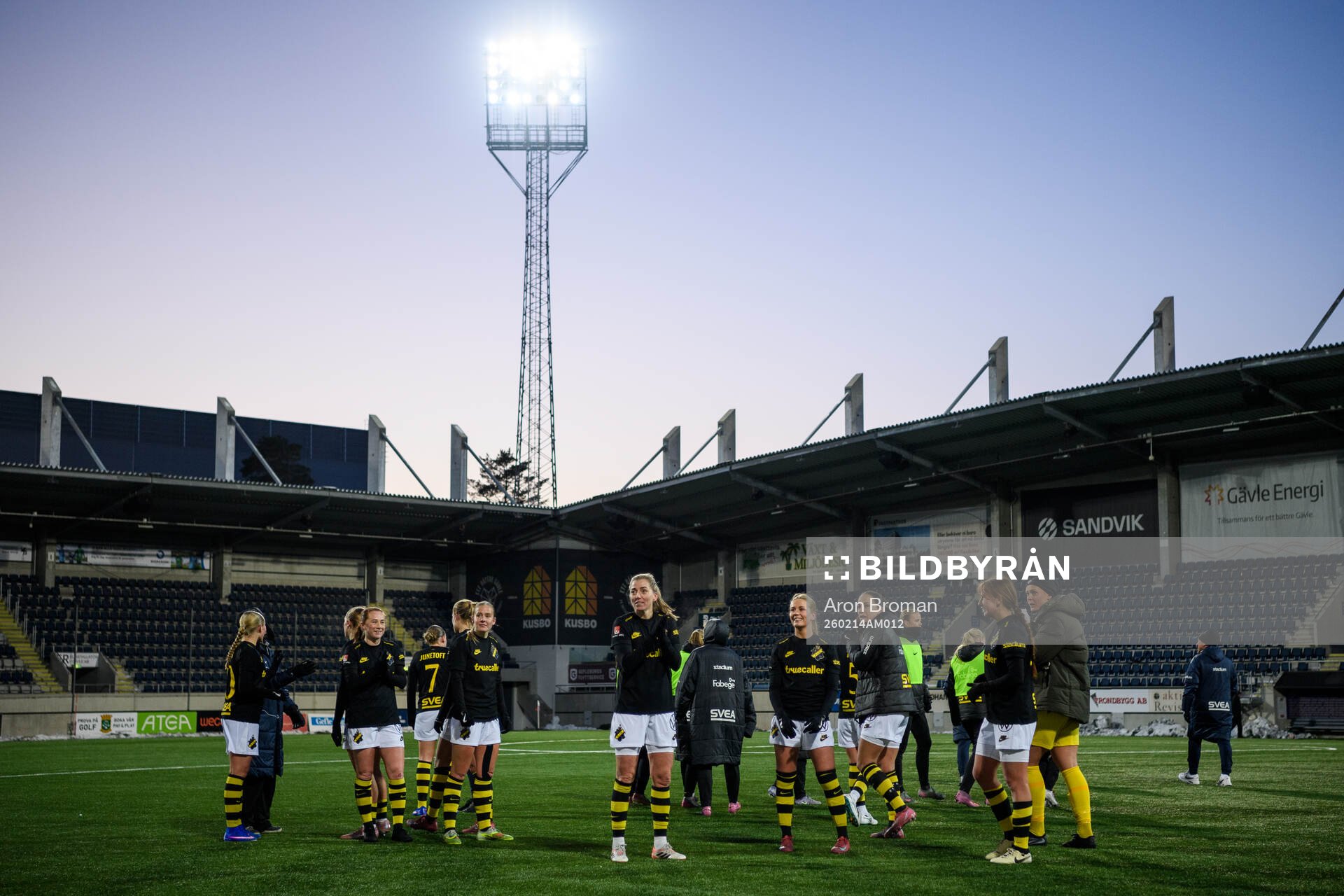 AIKs spelare jublar