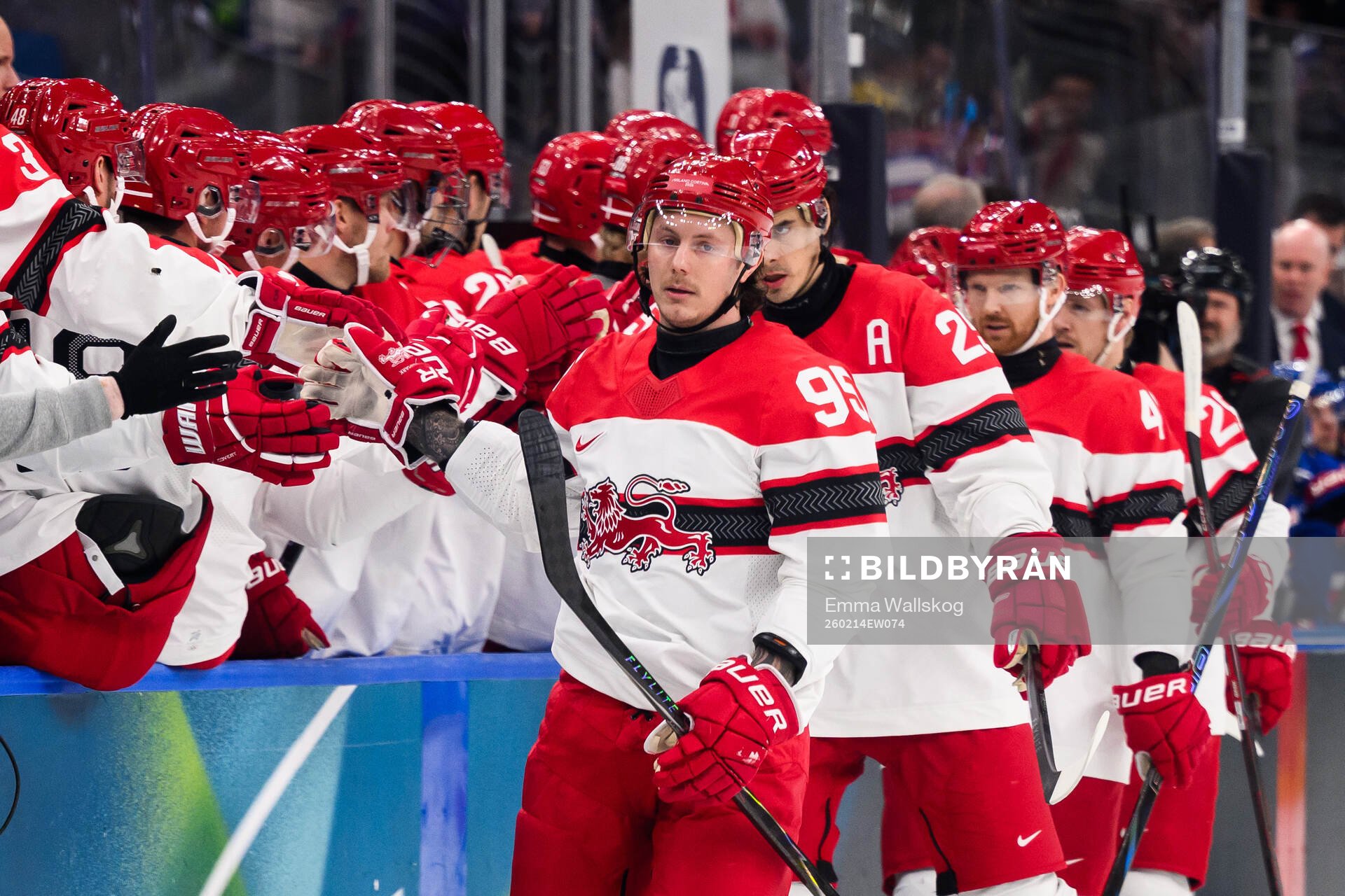Nick Olesen of Denmark celebrates
