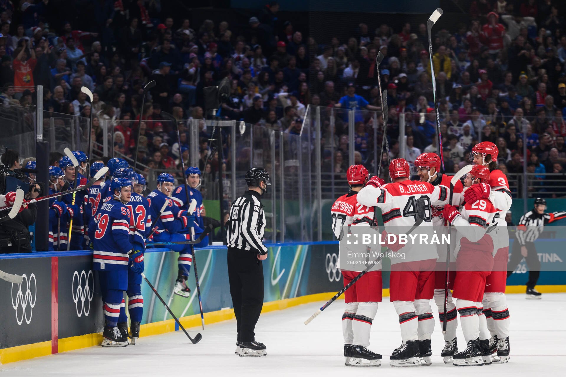 Nicholas B Jensen of Denmark celebrates