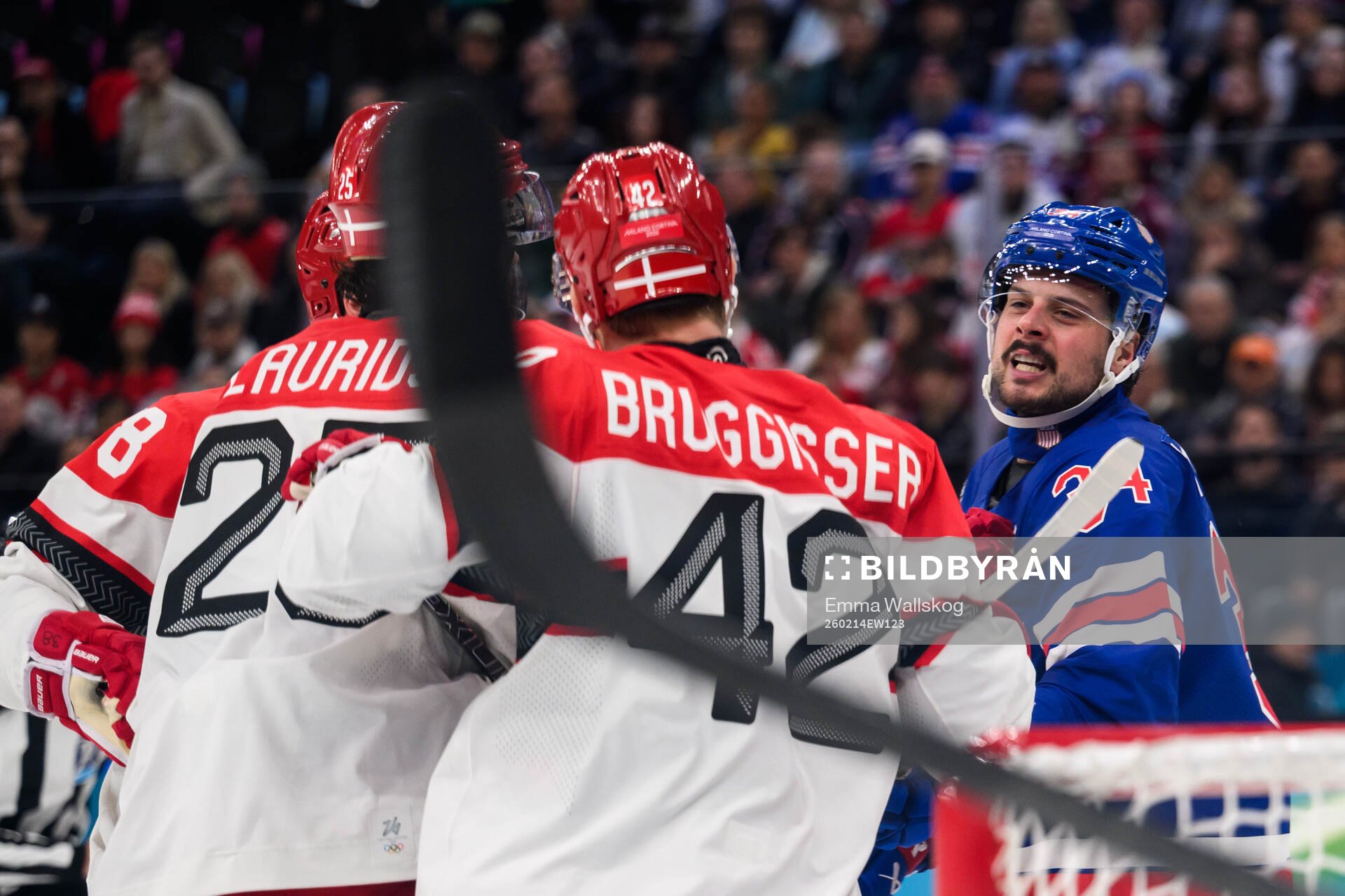 Auston Matthews of USA in the men's ice hockey game between