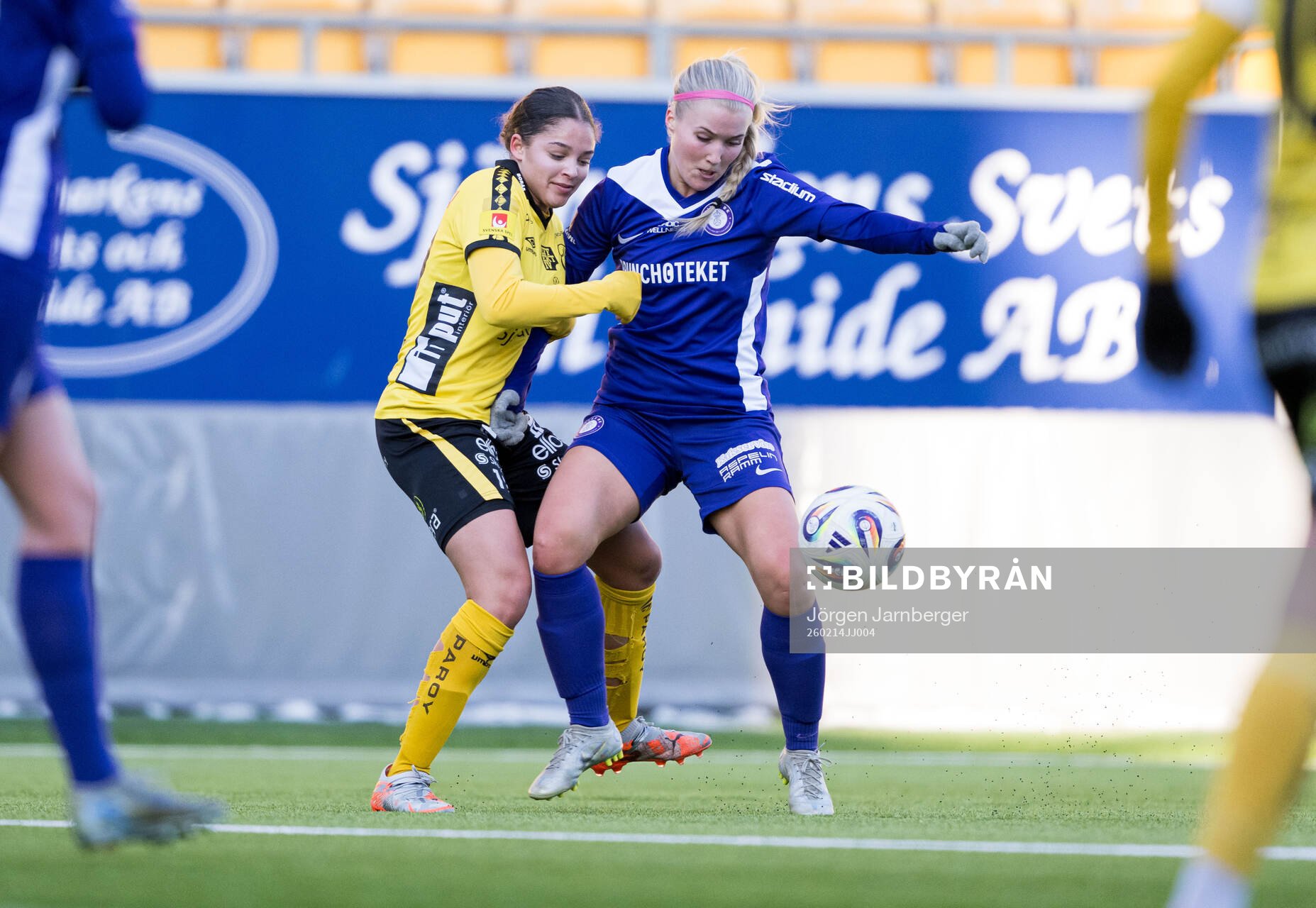 Elfsborgs Jennifer Brinck och Jitexs Felicia Jastré