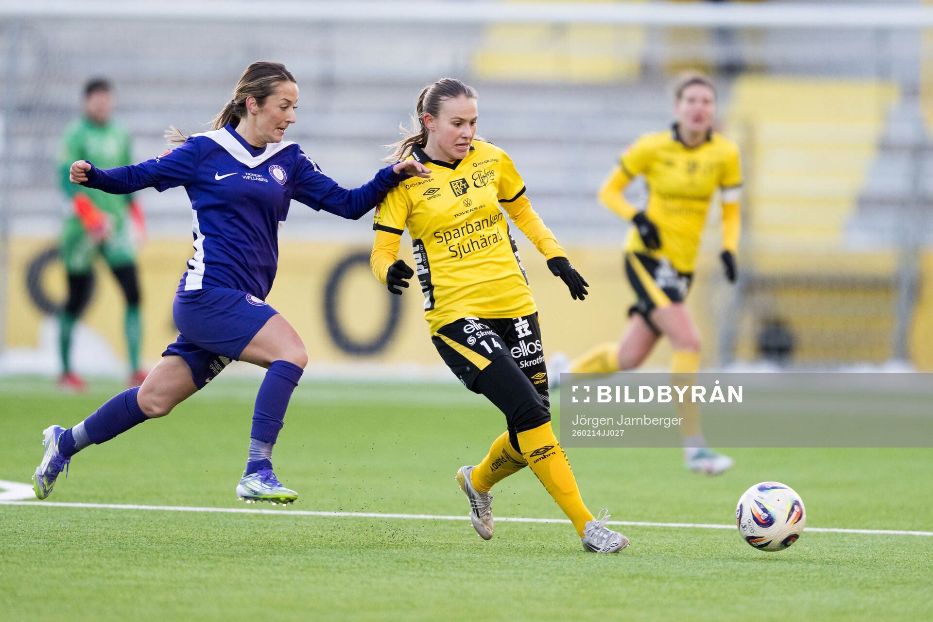 Jitexs Thea Höglund och Elfsborgs Elsa Burvall
