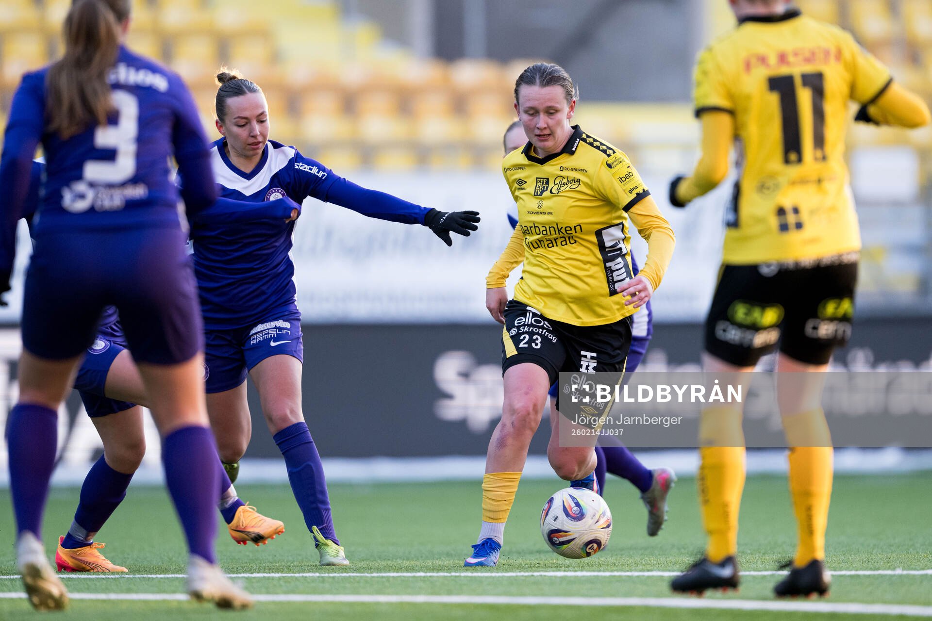 Jitexs Felicia De Feo och Elfsborgs Ellen Nilsson