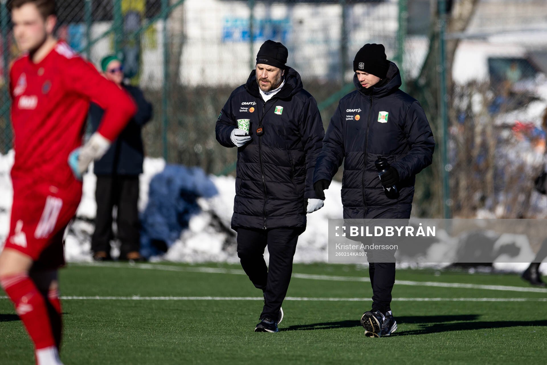 Varbergs assisterande tränare Tobias Hysén och tränare