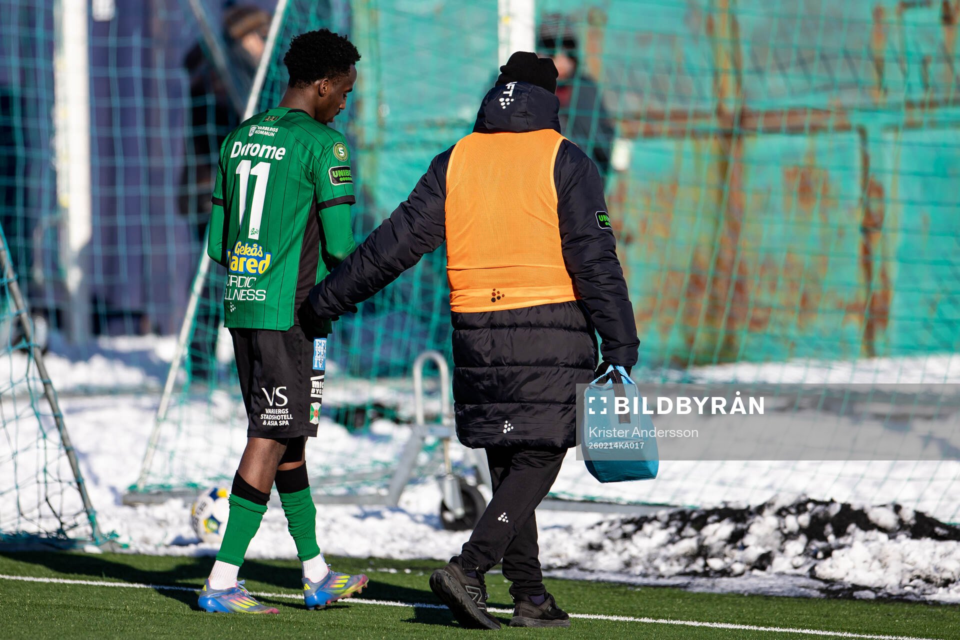 Varbergs Nuurdin Ali Mohudin kliver av med skada