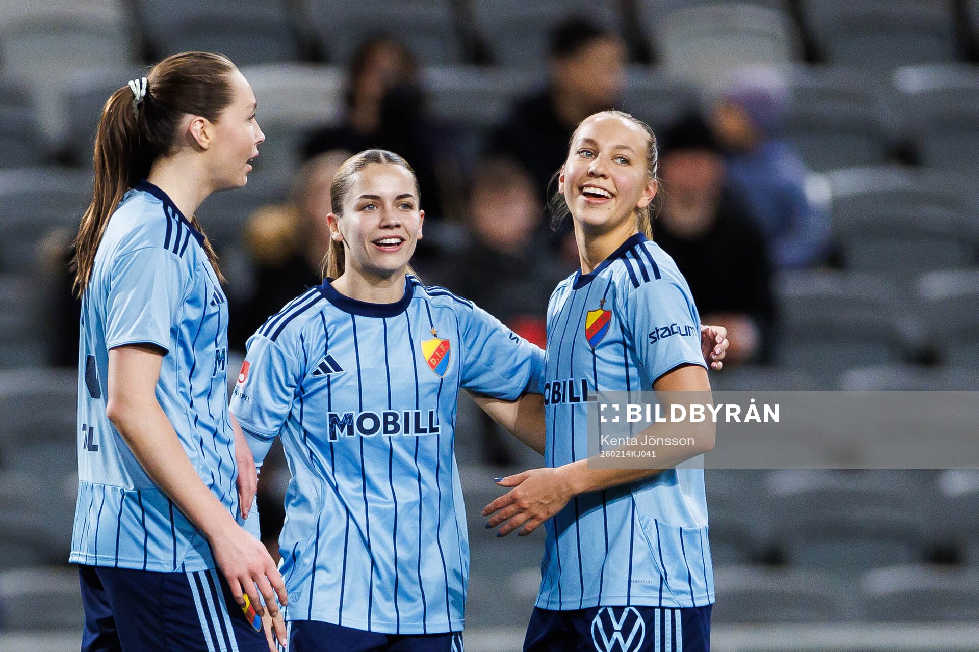 Djurgårdens Johanna Renmark jublar