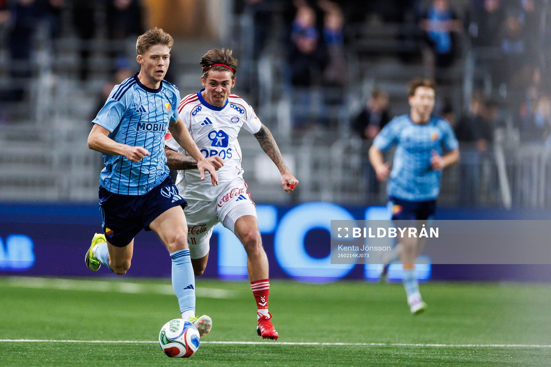 Djurgårdens Patric Åslund och Vålerengas Elias Sørensen