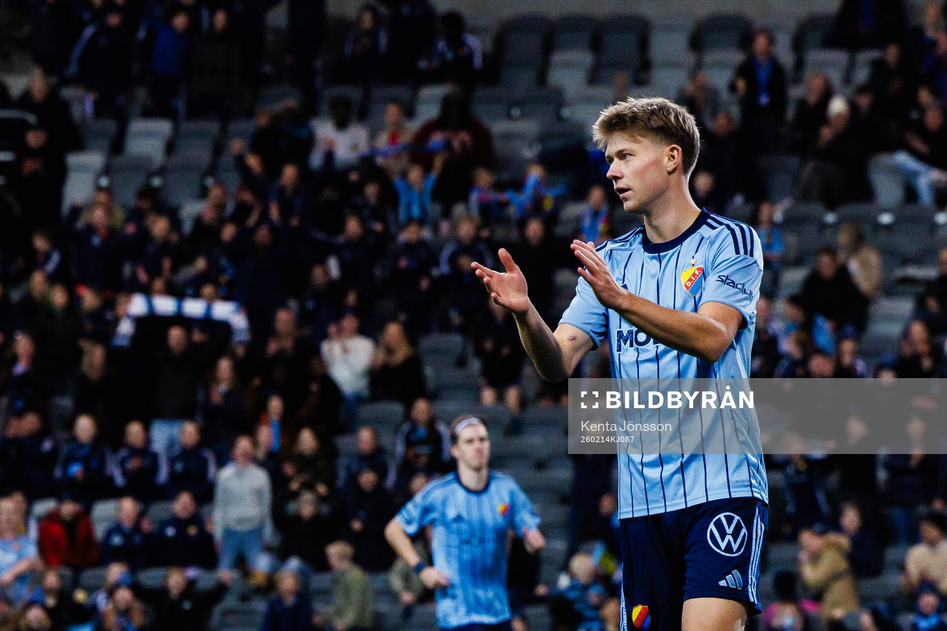 Djurgårdens Patric Åslund jublar