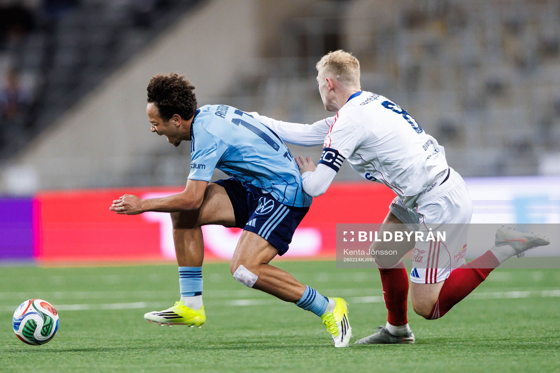 Djurgårdens Mikael Anderson och Vålerengas Henrik Bjørdal