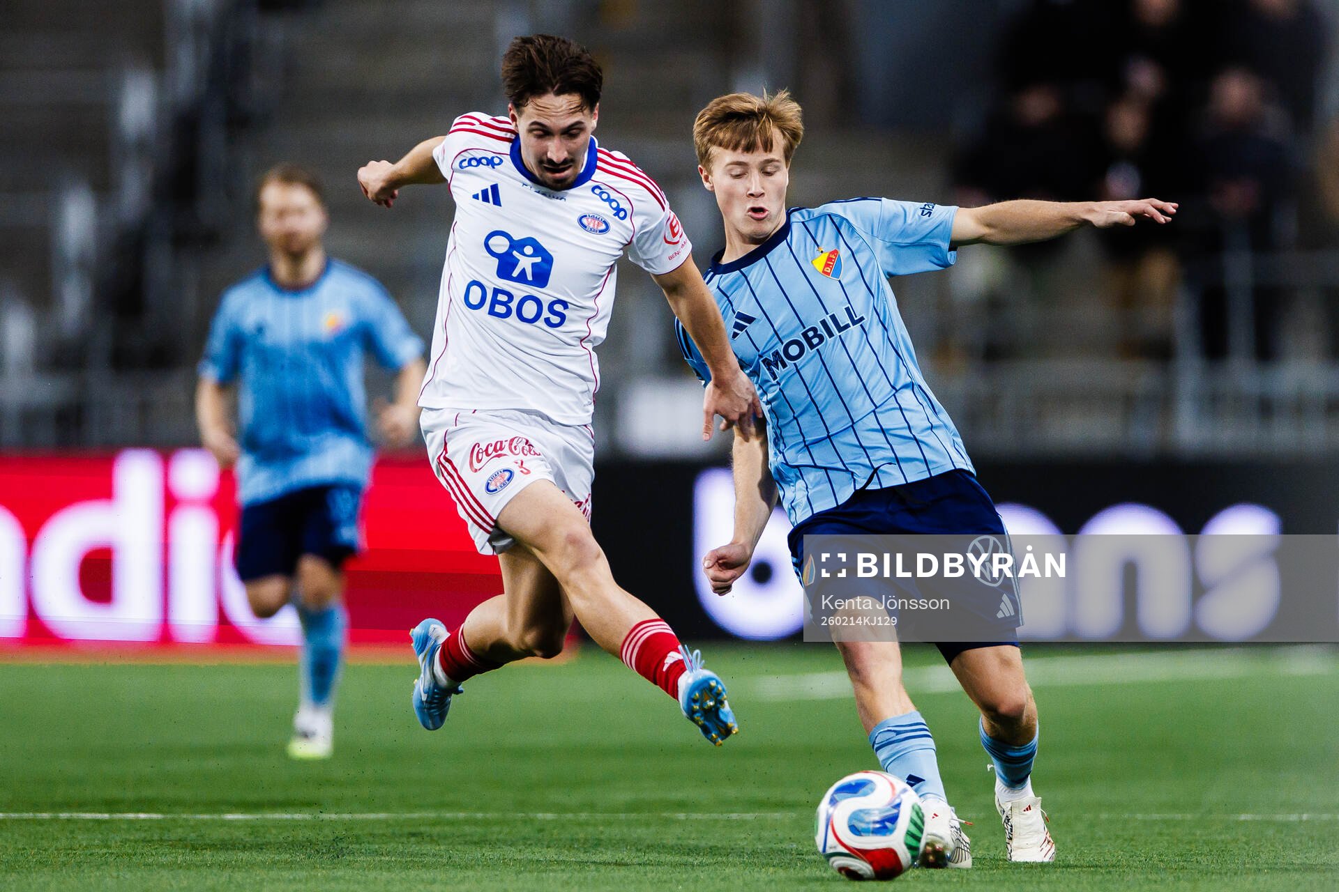 Vålerenga Håkon Sjåtil och Djurgårdens Bo Hegland