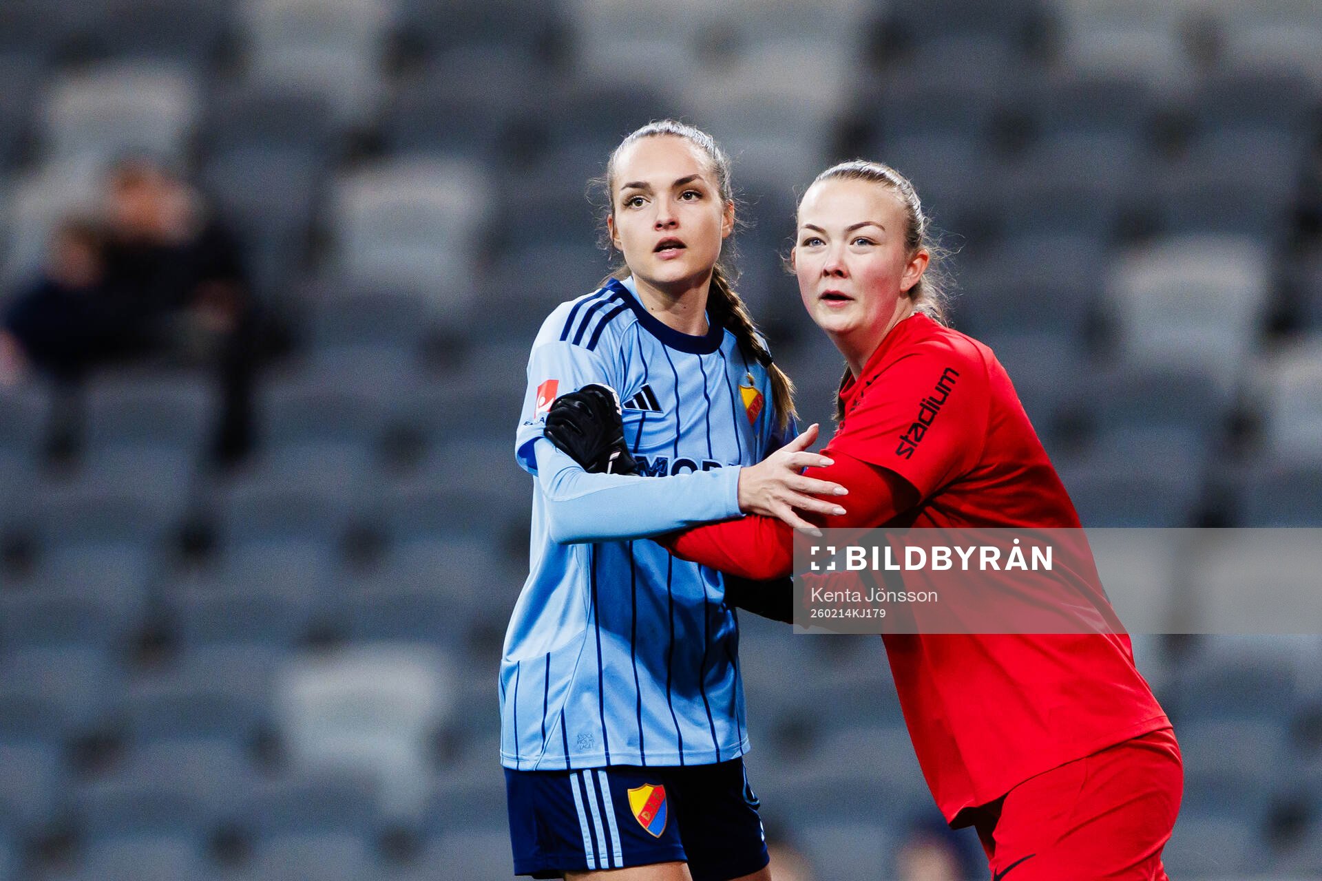 Djurgårdens Selma Larsen Svendsen och Brommapojkarnas