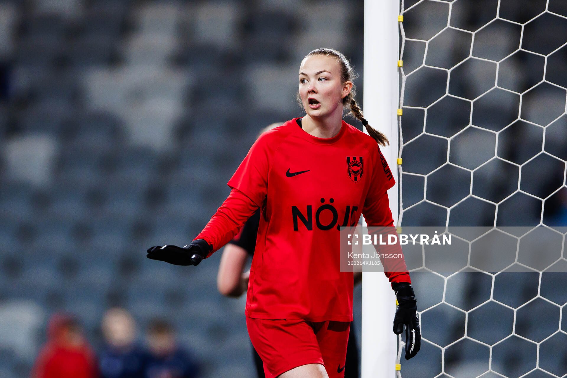 Brommapojkarnas målvakt Clara Ekstrand