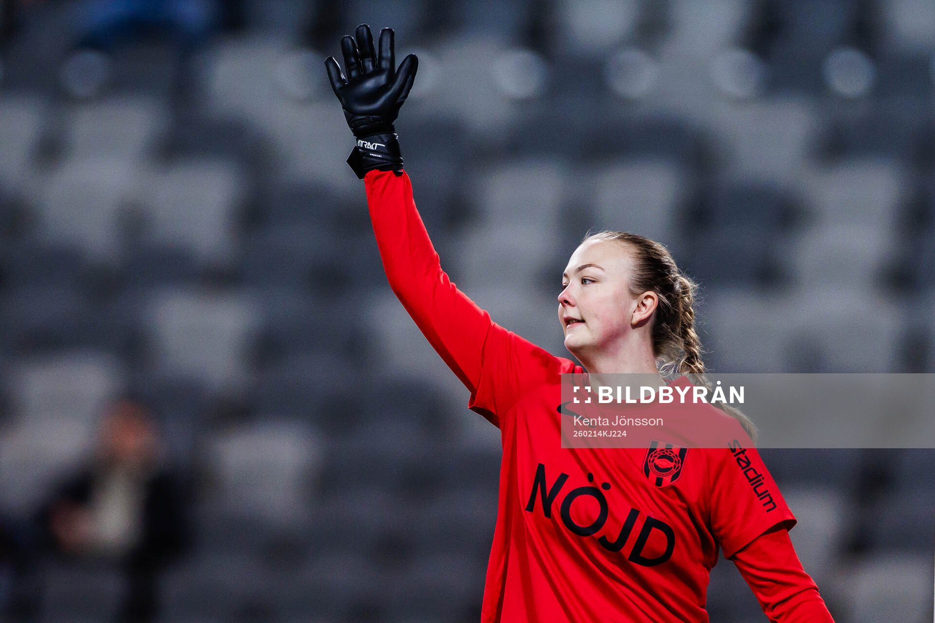 Brommapojkarnas målvakt Clara Ekstrand